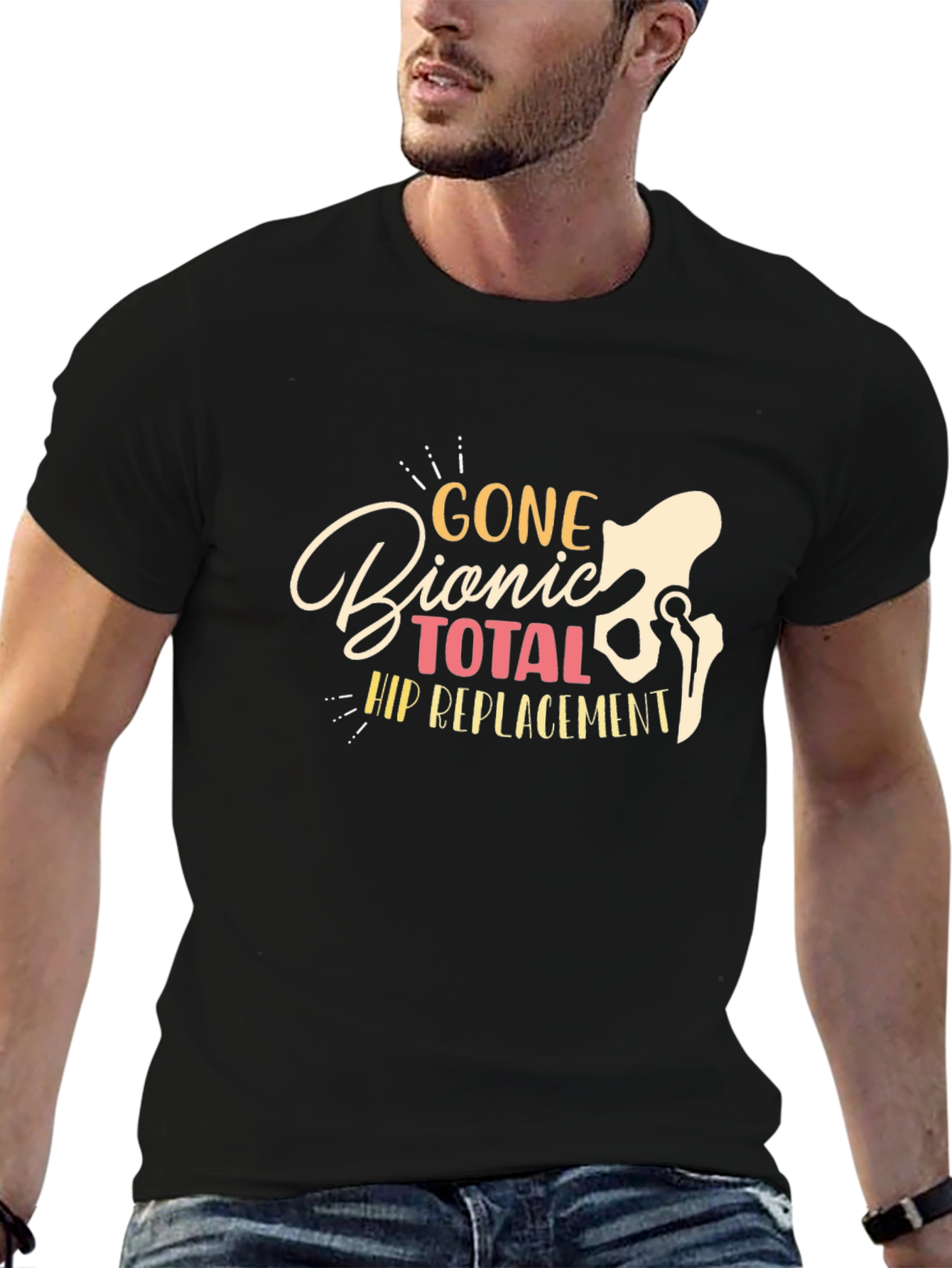 Gone Bionic Total Hip Replacement T-Shirt