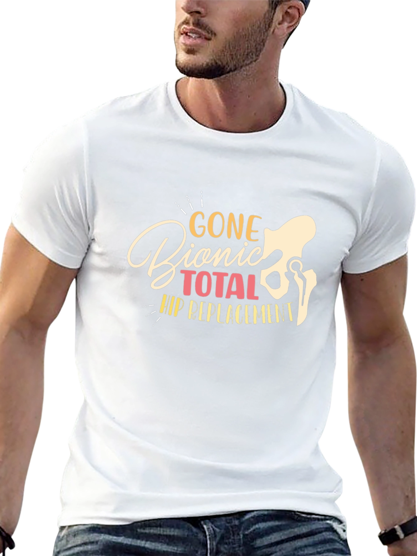 Gone Bionic Total Hip Replacement T-Shirt