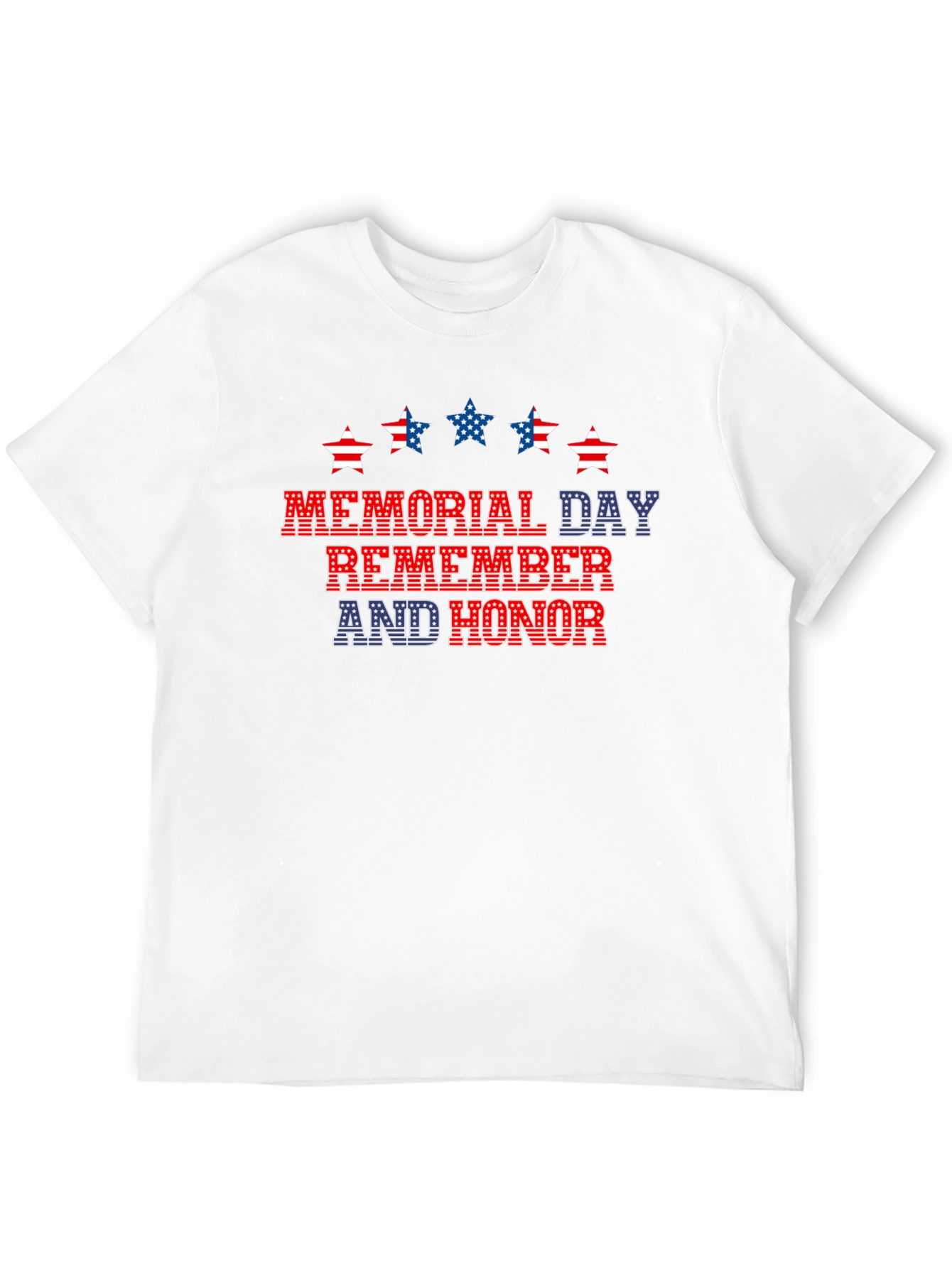 Memorial Day Remember and Honor Patriotic T-Shirt