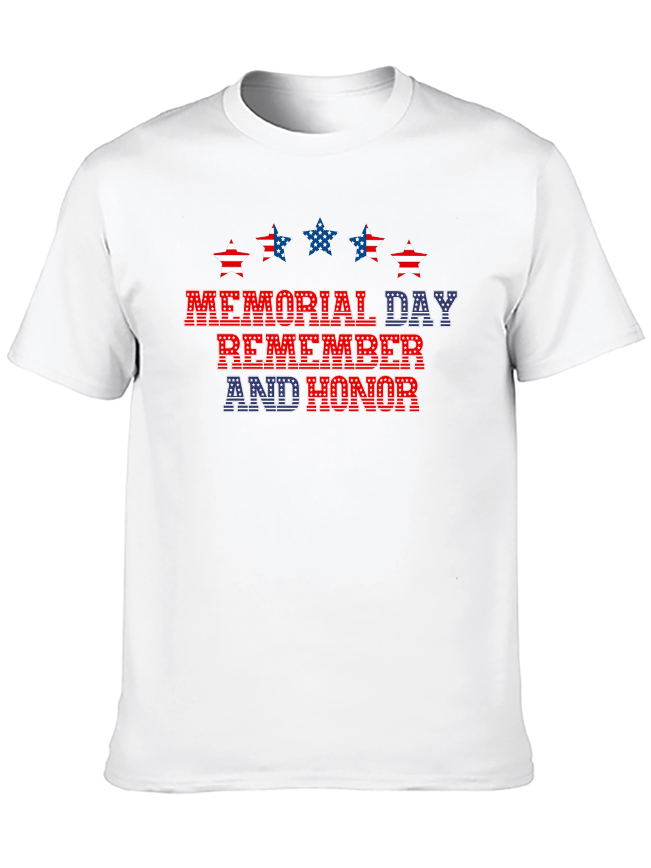 Memorial Day Remember and Honor Patriotic T-Shirt