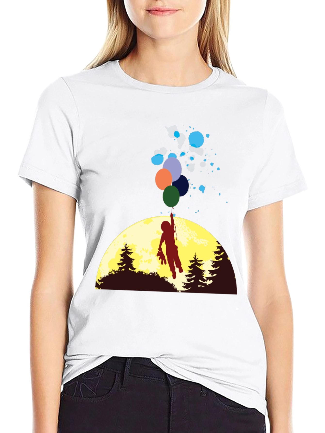 Silhouette Balloon T-Shirt