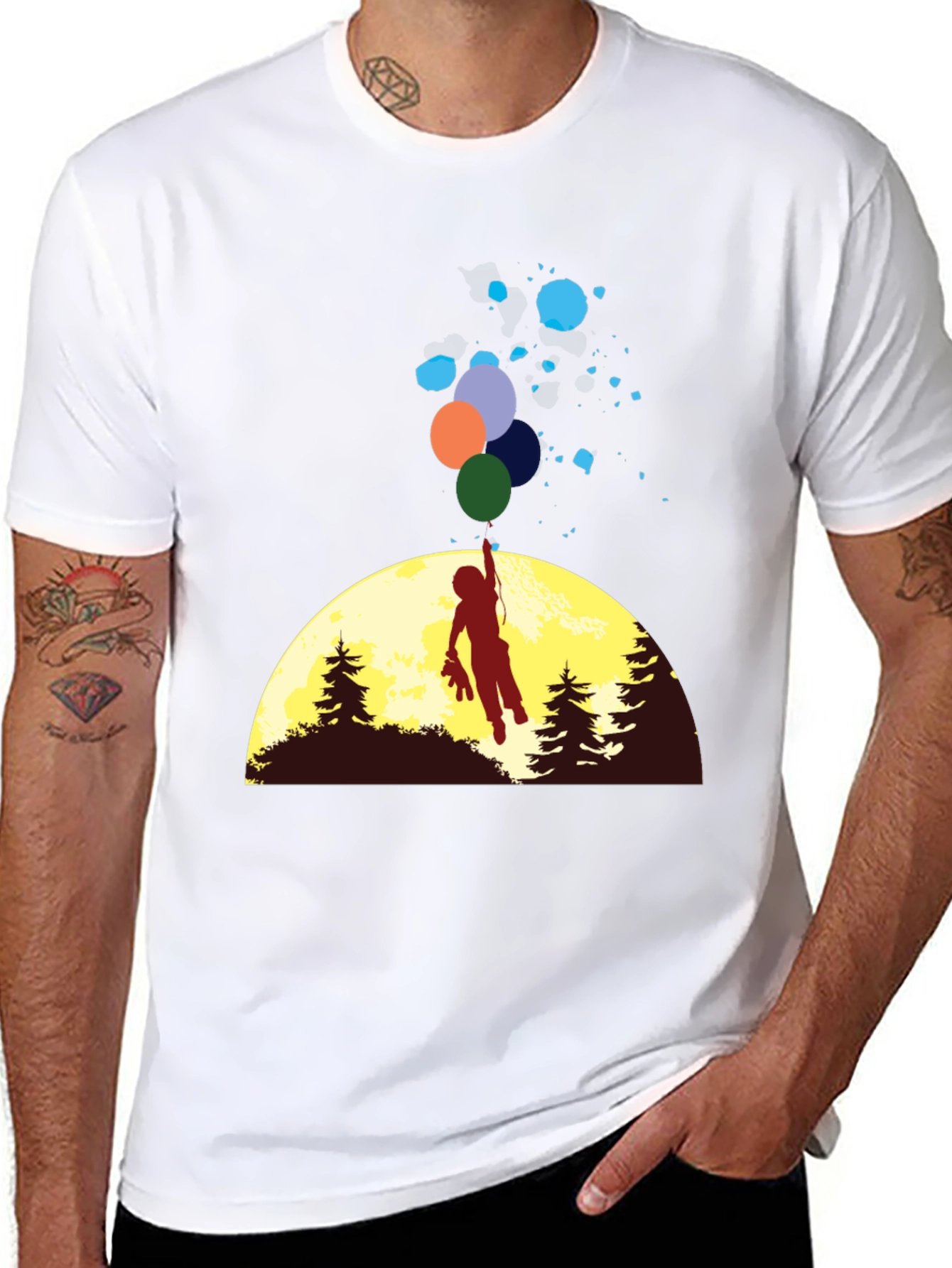 Silhouette Balloon T-Shirt