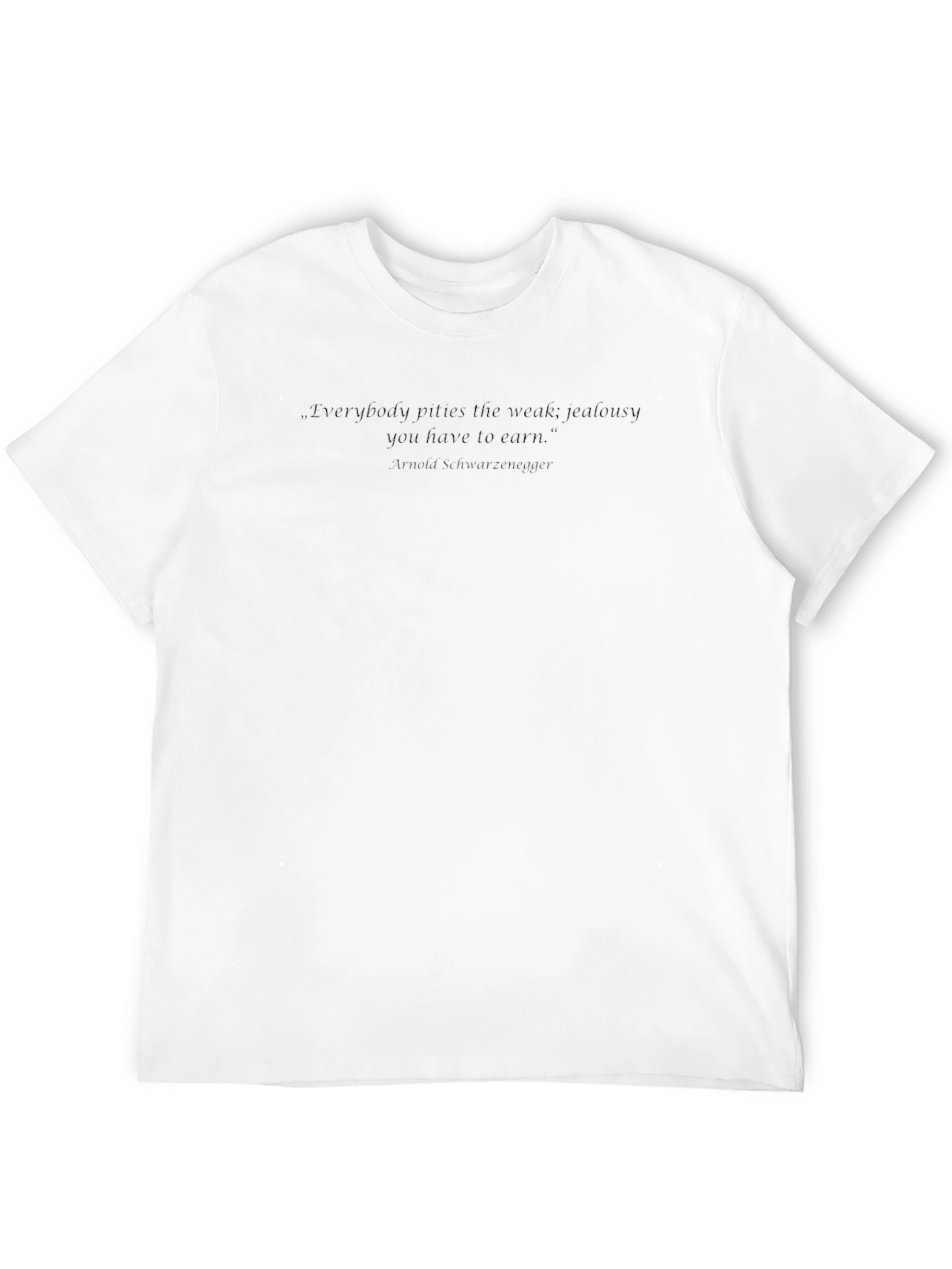 Inspirational Quote Black T-Shirt