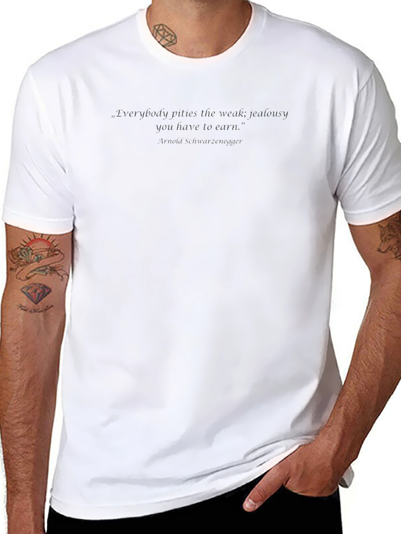 Inspirational Quote Black T-Shirt