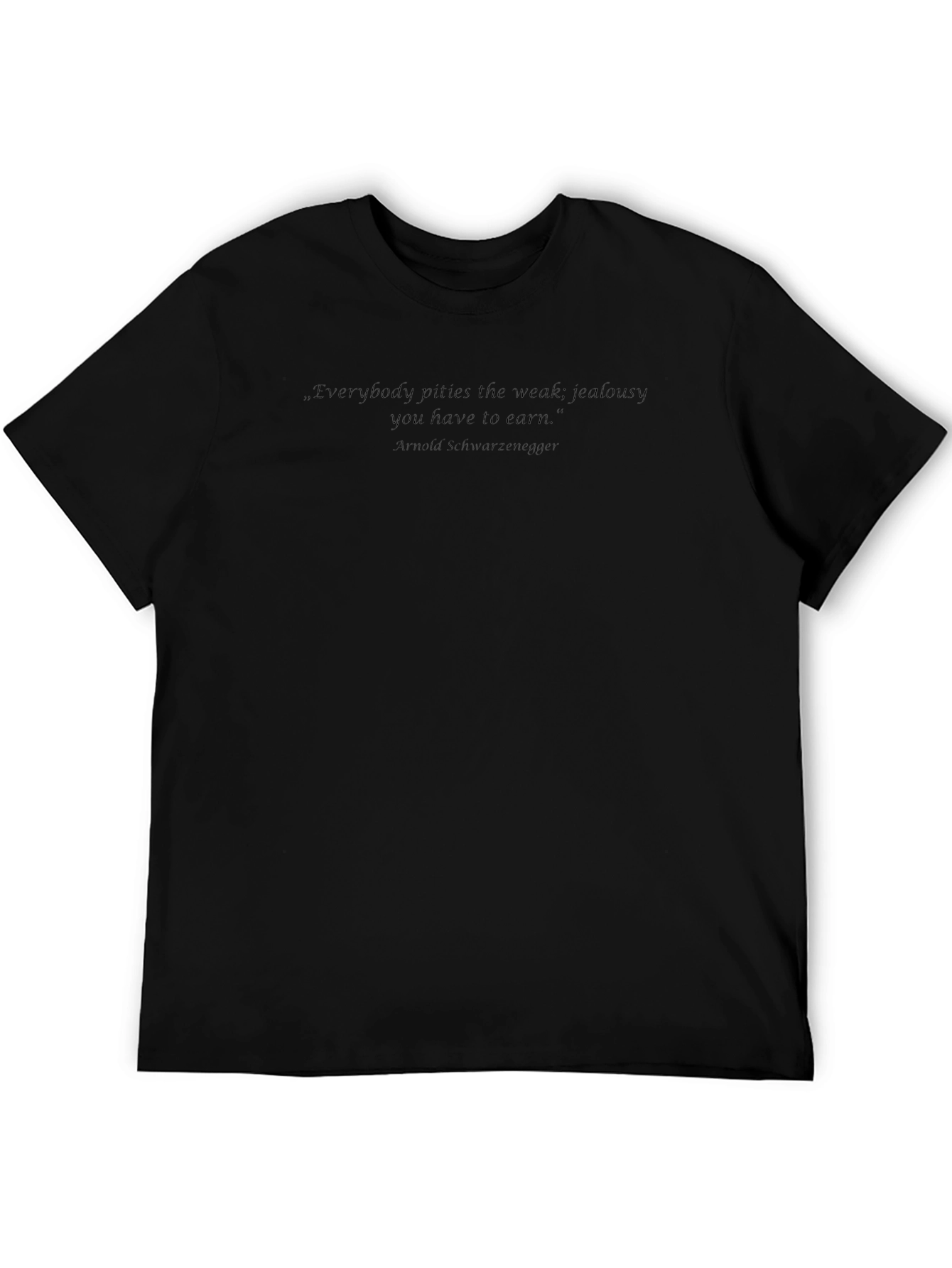 Inspirational Quote Black T-Shirt