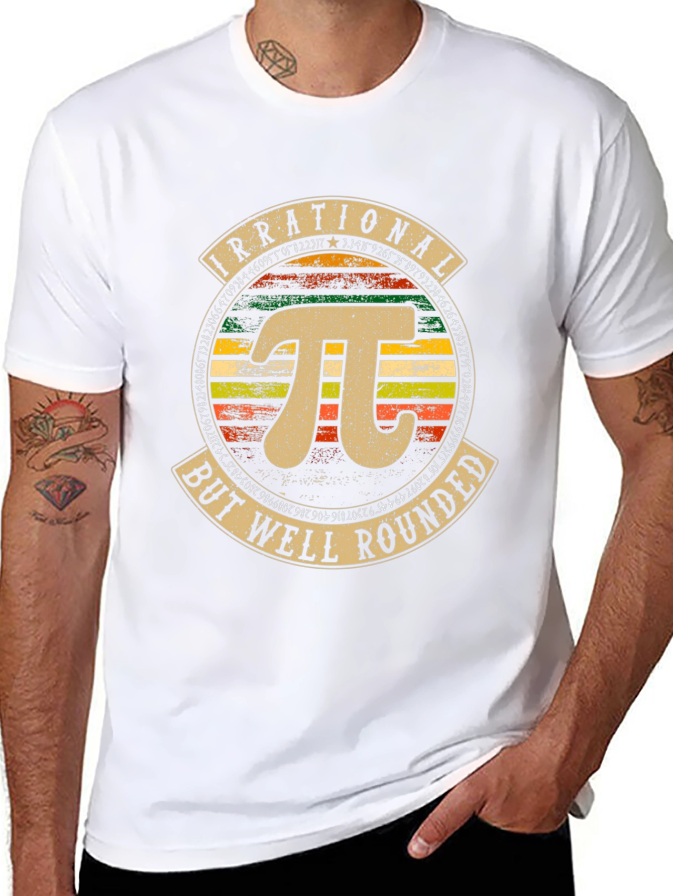 Irrational But Well Rounded Pi T-Shirt