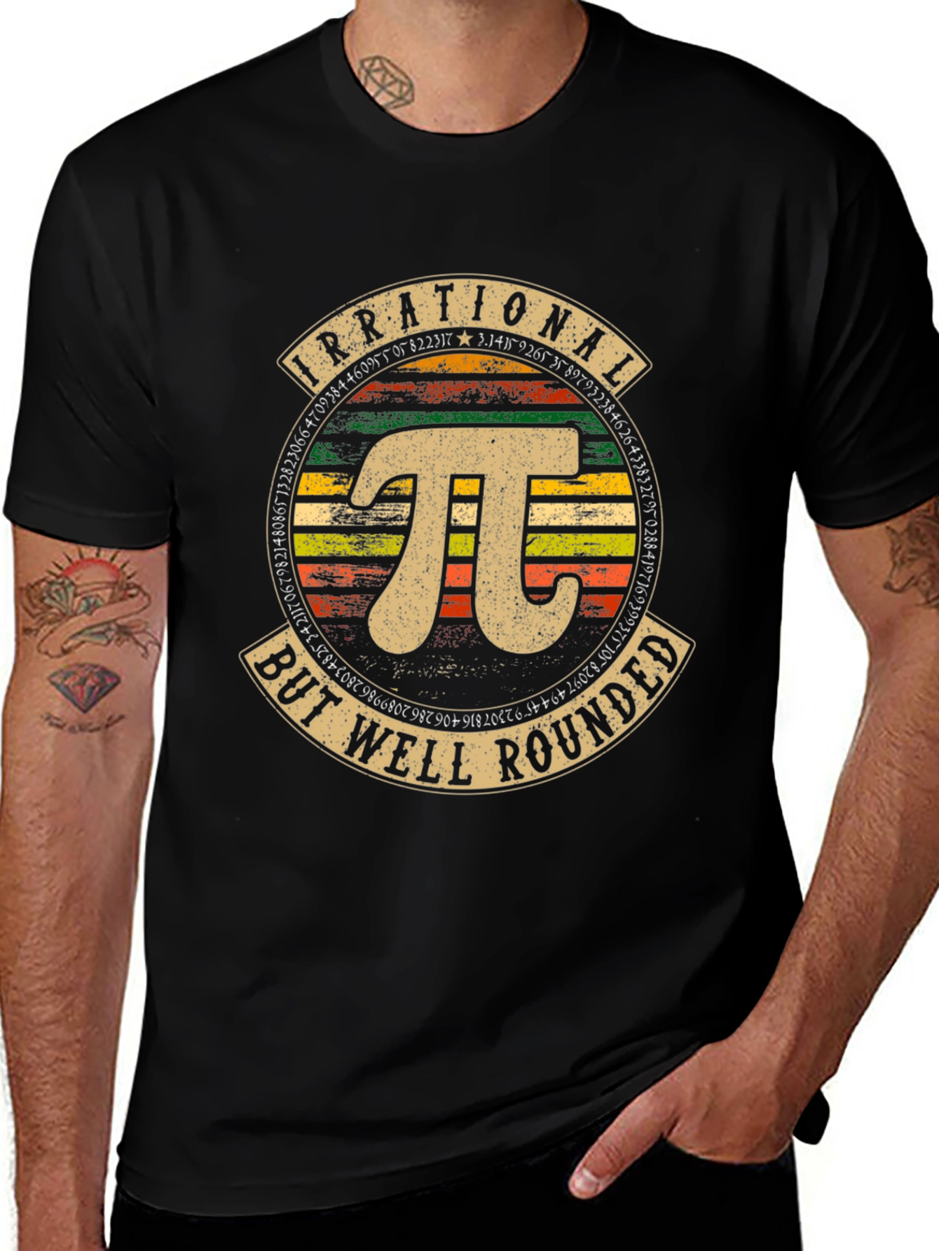 Irrational But Well Rounded Pi T-Shirt