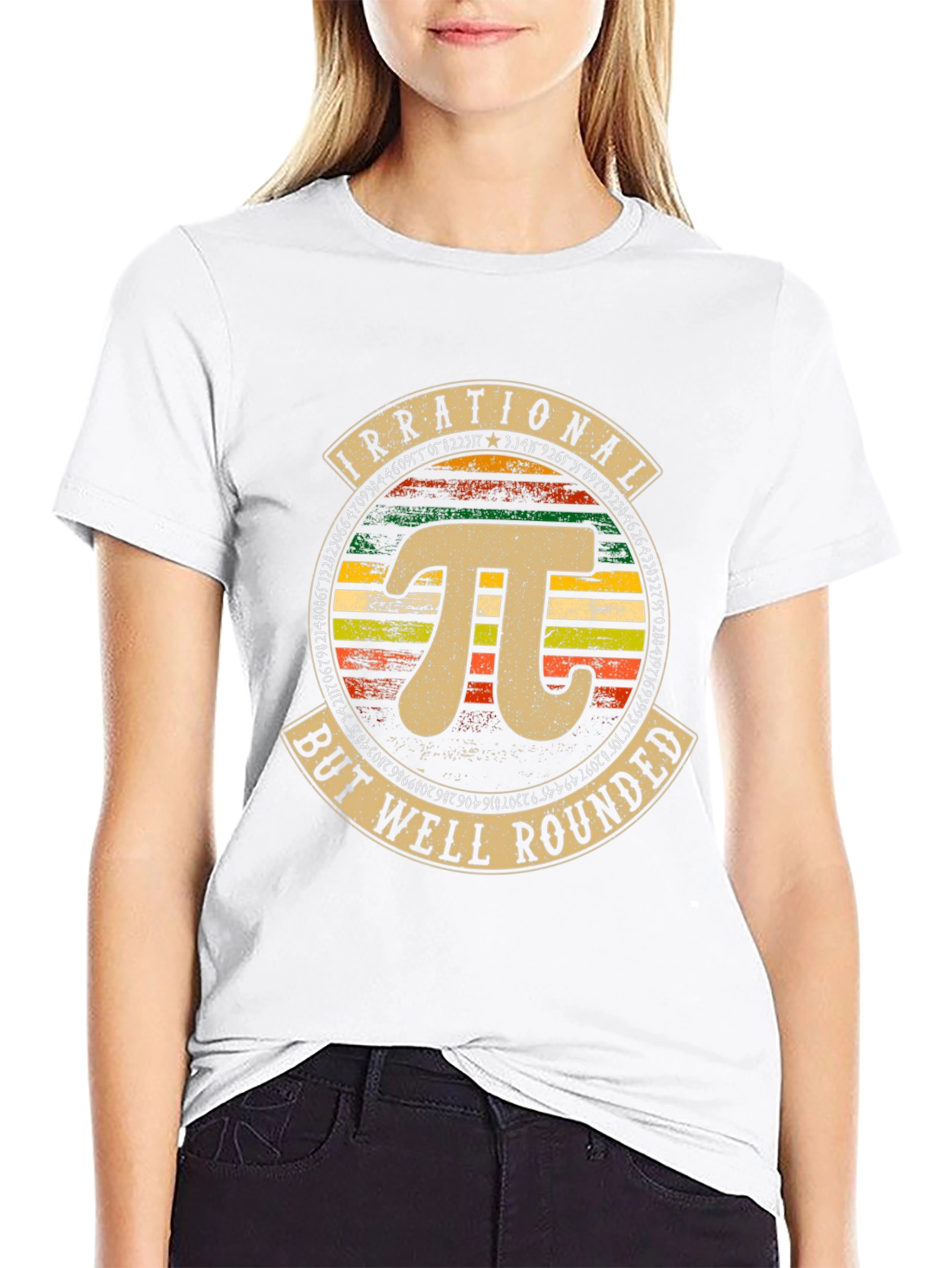 Irrational But Well Rounded Pi T-Shirt