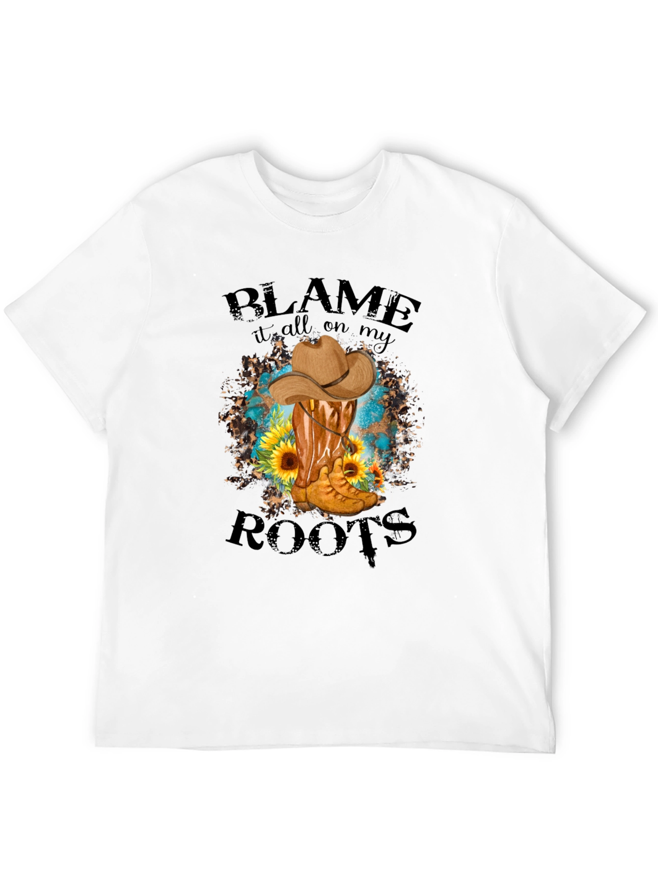 Blame It On My Roots Graphic Tee