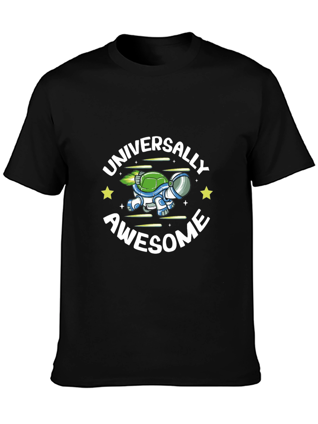 Universally Awesome Turtle Space T-Shirt