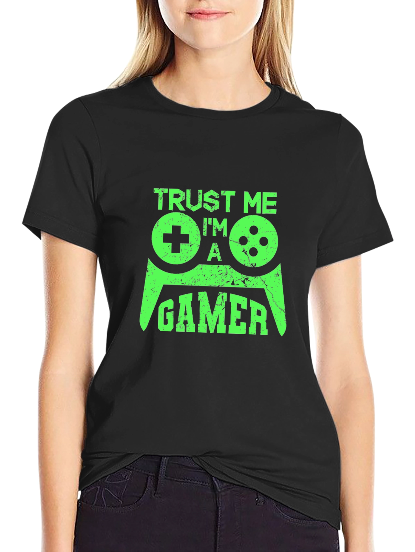 Trust Me Im a Gamer Black T-Shirt