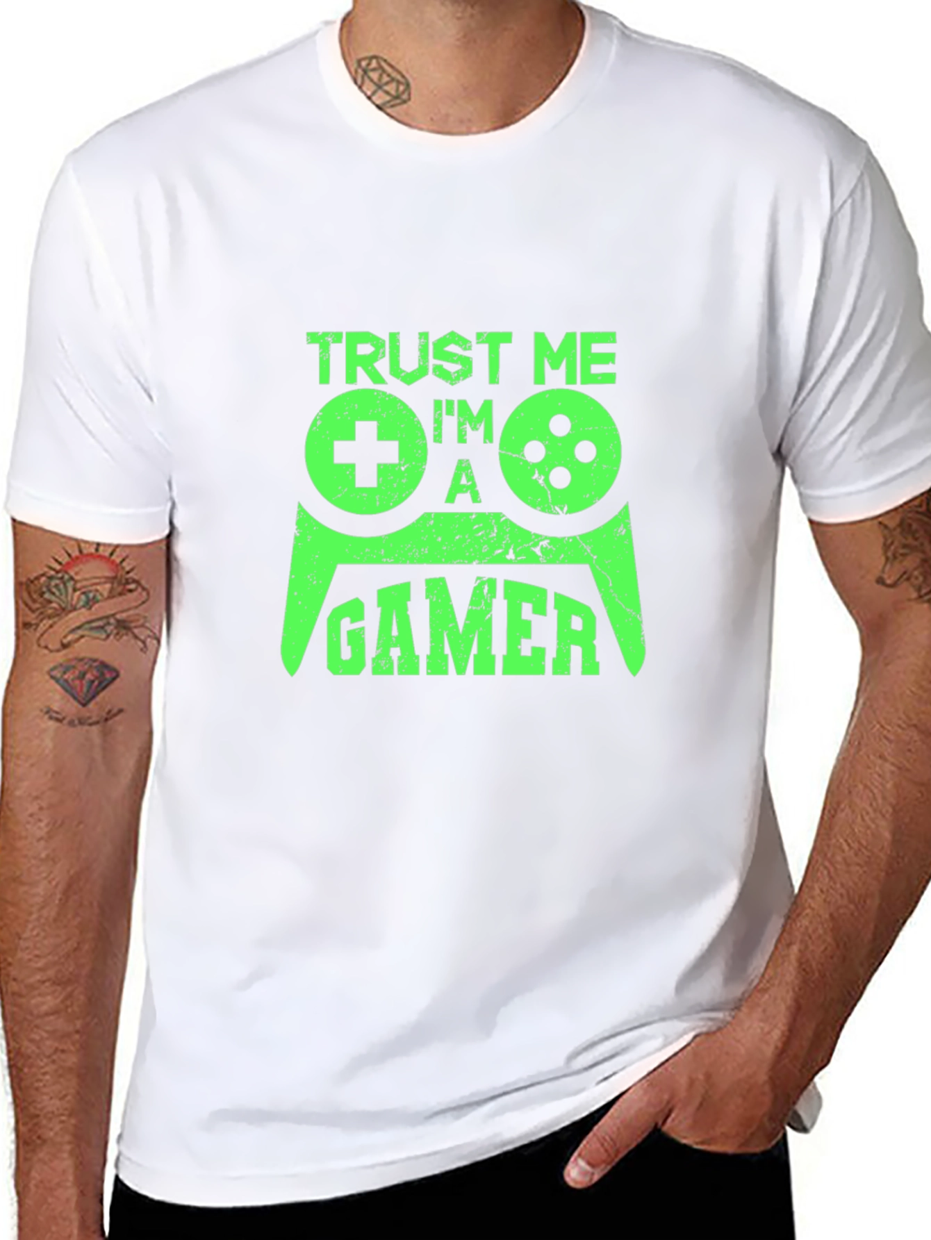 Trust Me Im a Gamer Black T-Shirt