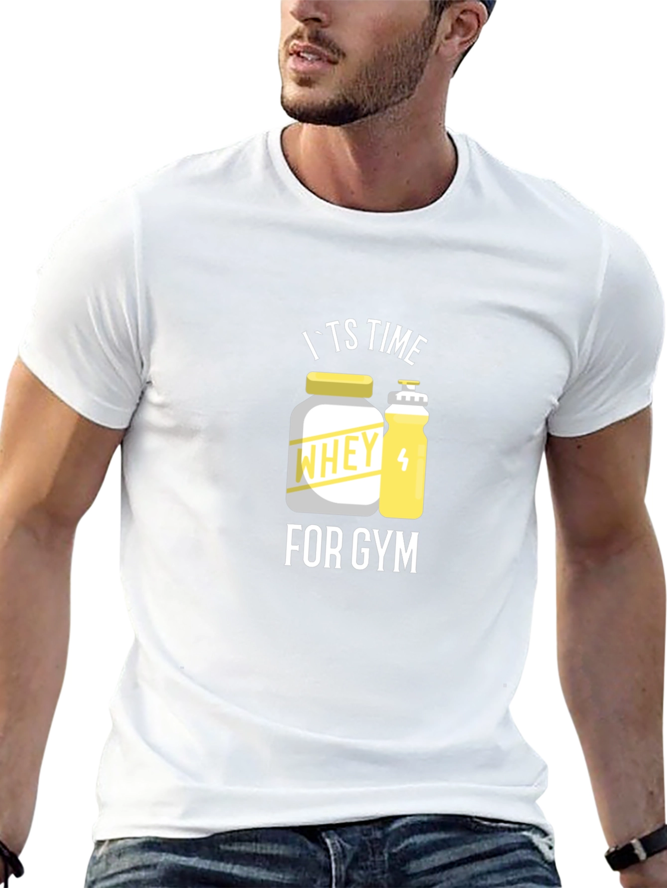 Its Time for Gym T-Shirt - Black