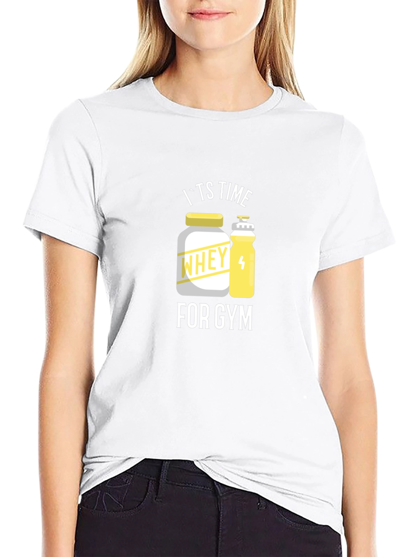 Its Time for Gym T-Shirt - Black