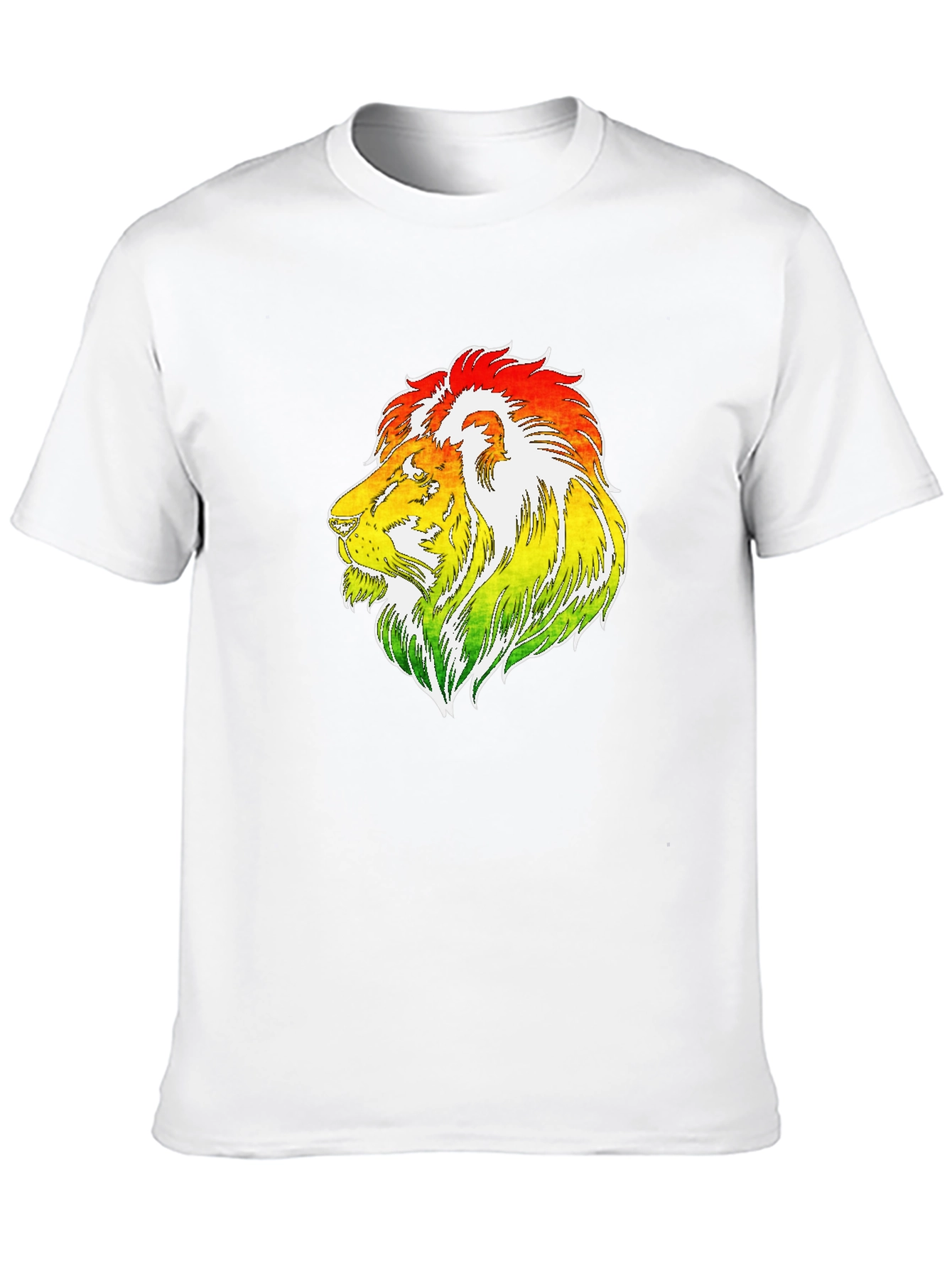 Rasta Lion Graphic T-Shirt - Reggae Style