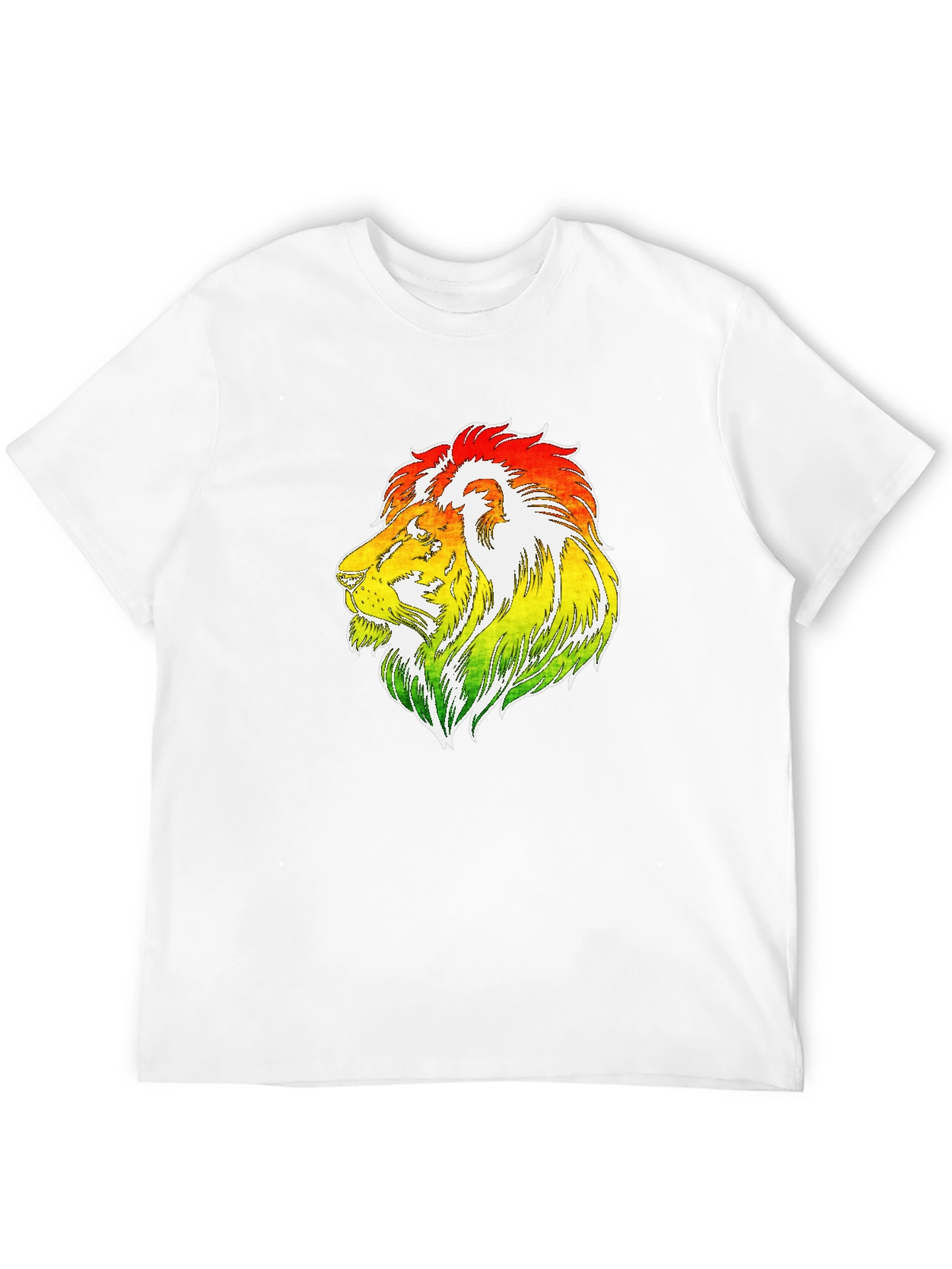 Rasta Lion Graphic T-Shirt - Reggae Style