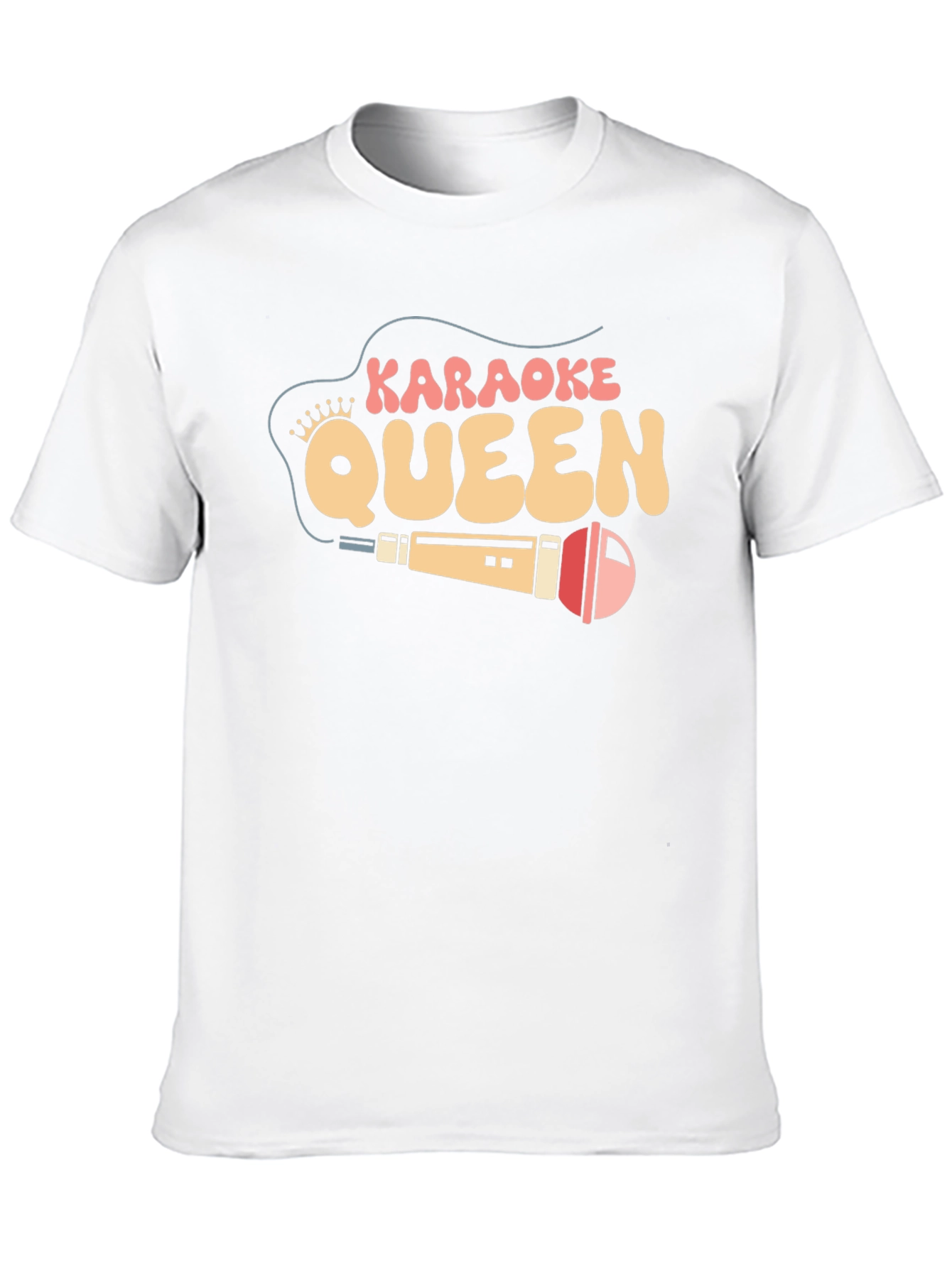Karaoke Queen Black Graphic Tee
