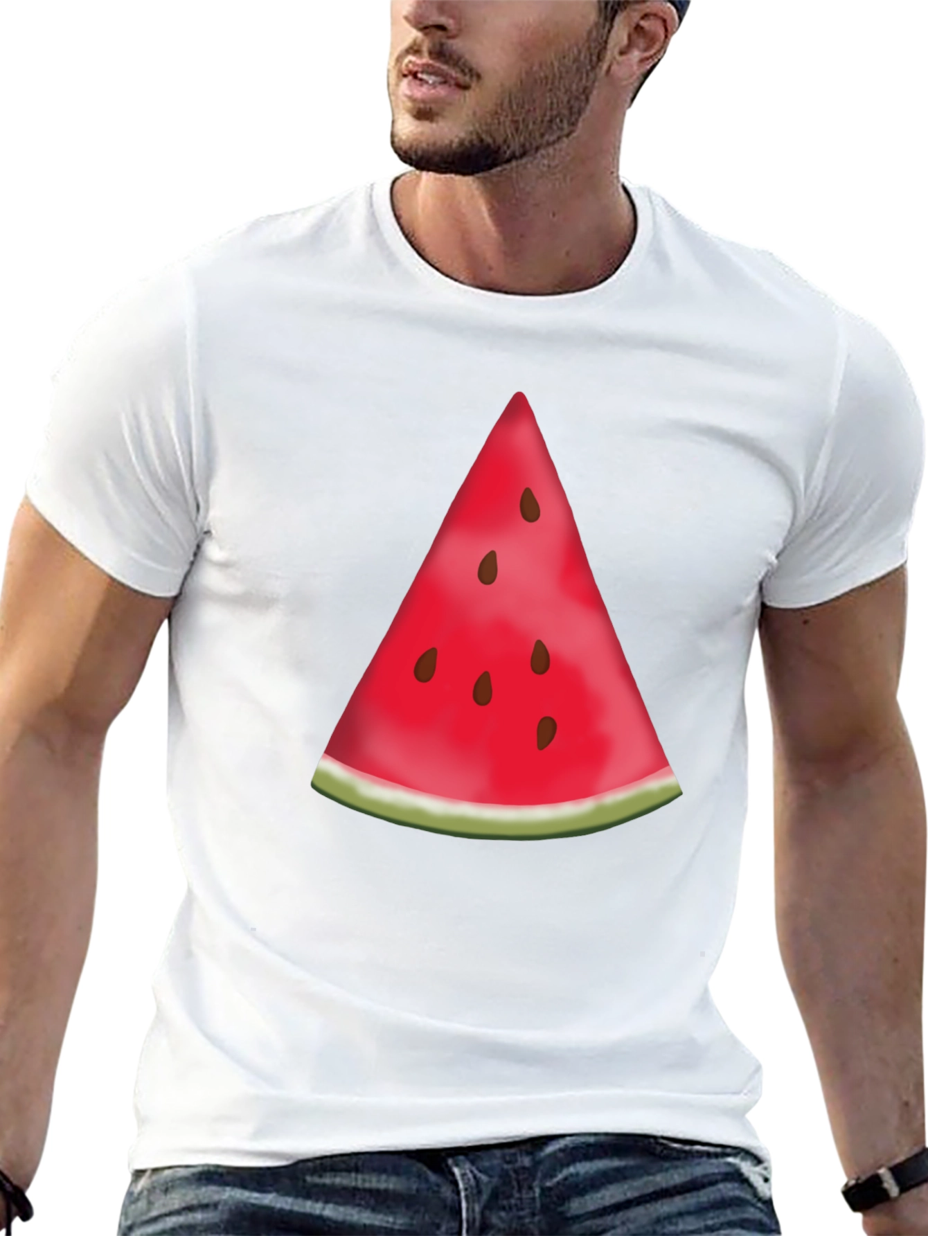 Watermelon Slice Graphic Tee - Summer Style
