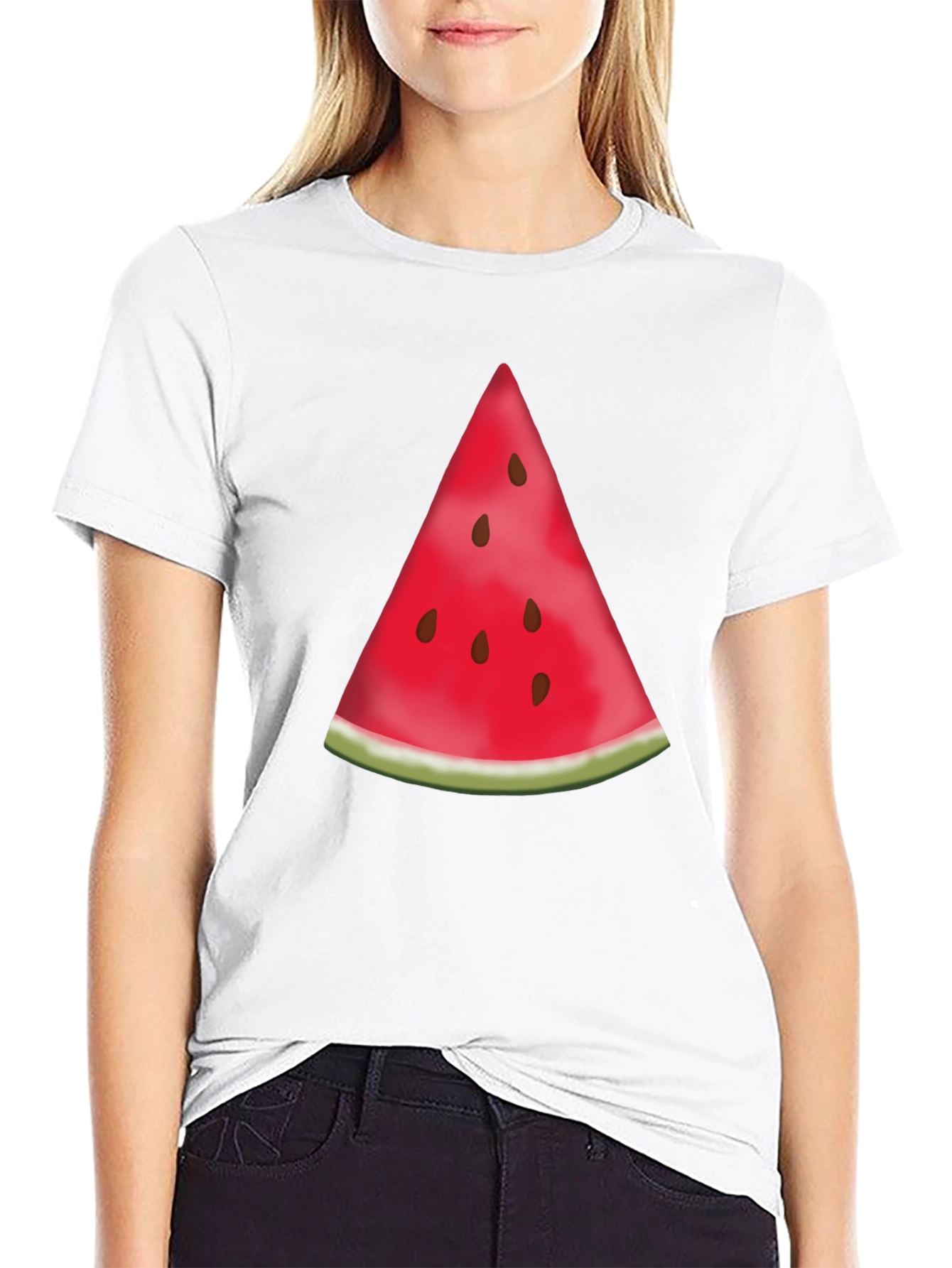 Watermelon Slice Graphic Tee - Summer Style