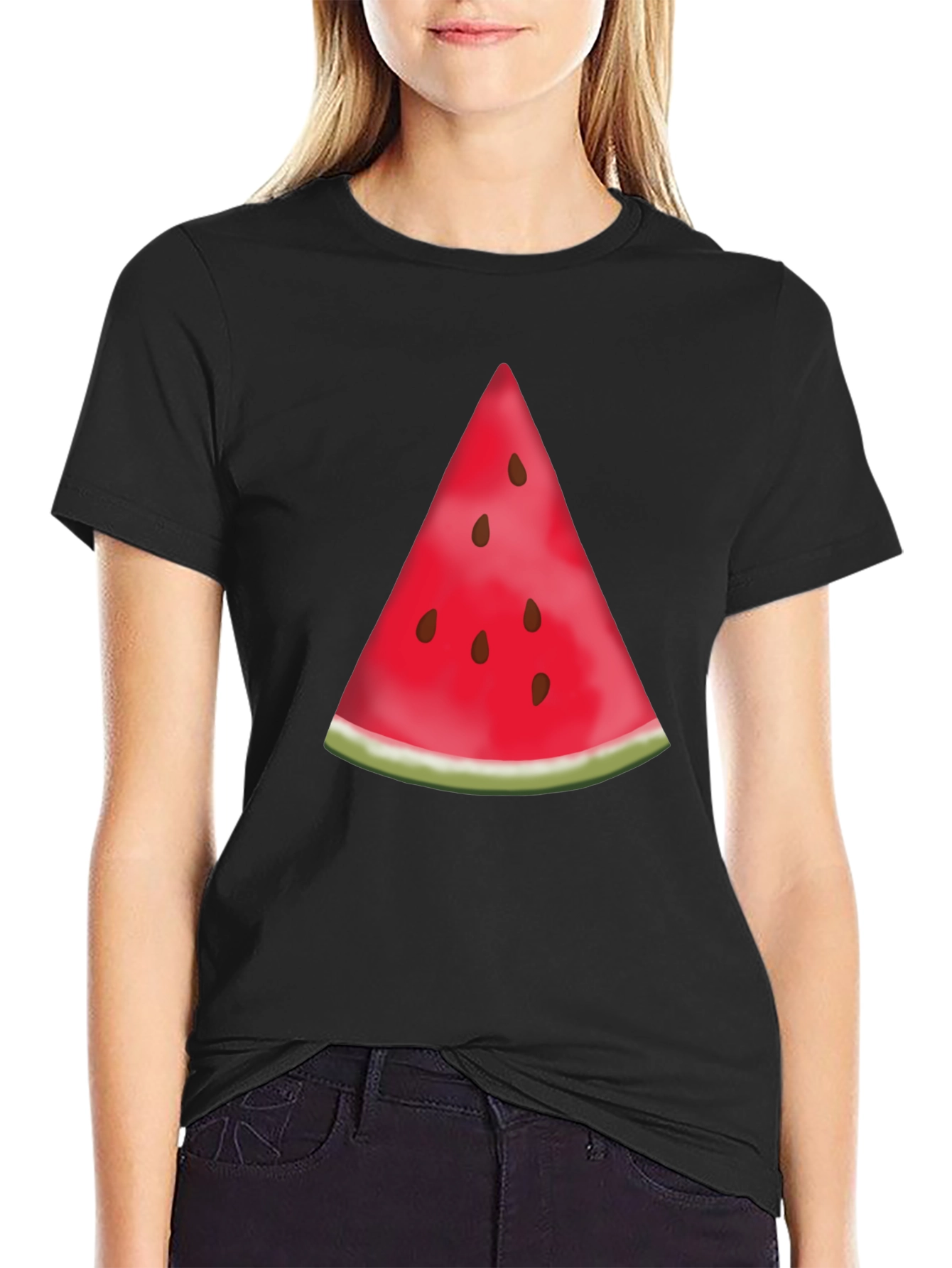 Watermelon Slice Graphic Tee - Summer Style