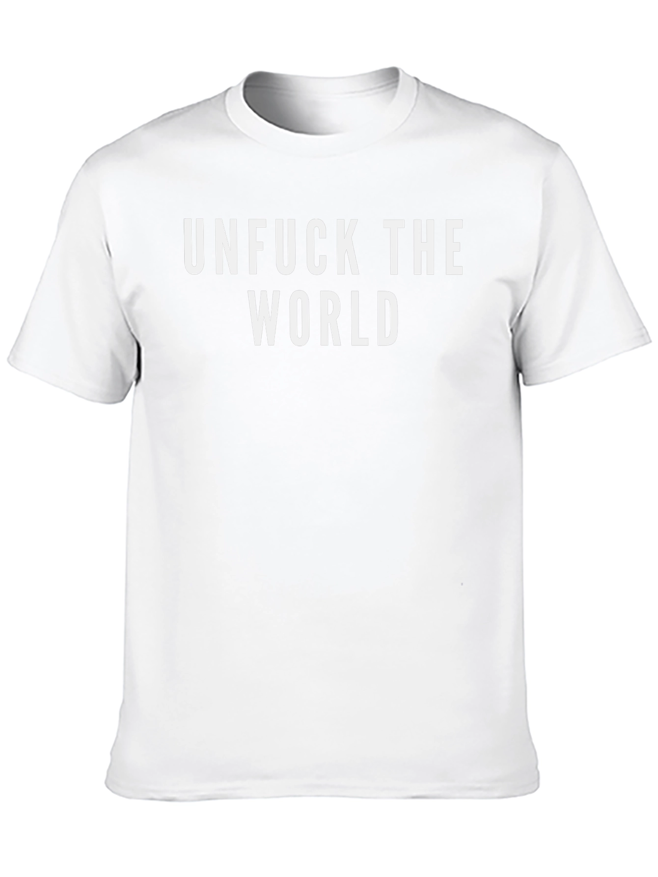 Unfuck The World Graphic Tee - Black