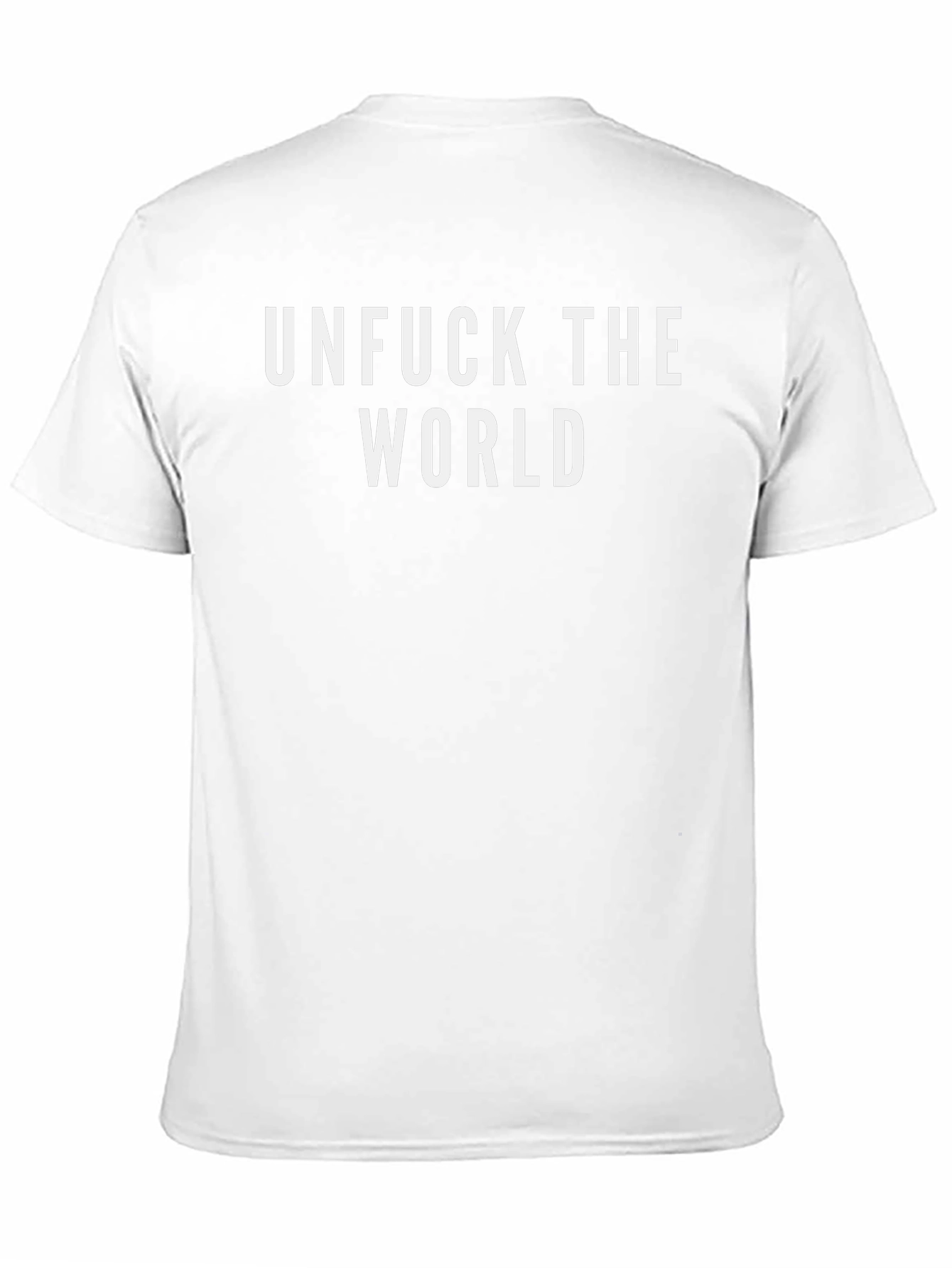 Unfuck The World Graphic Tee - Black