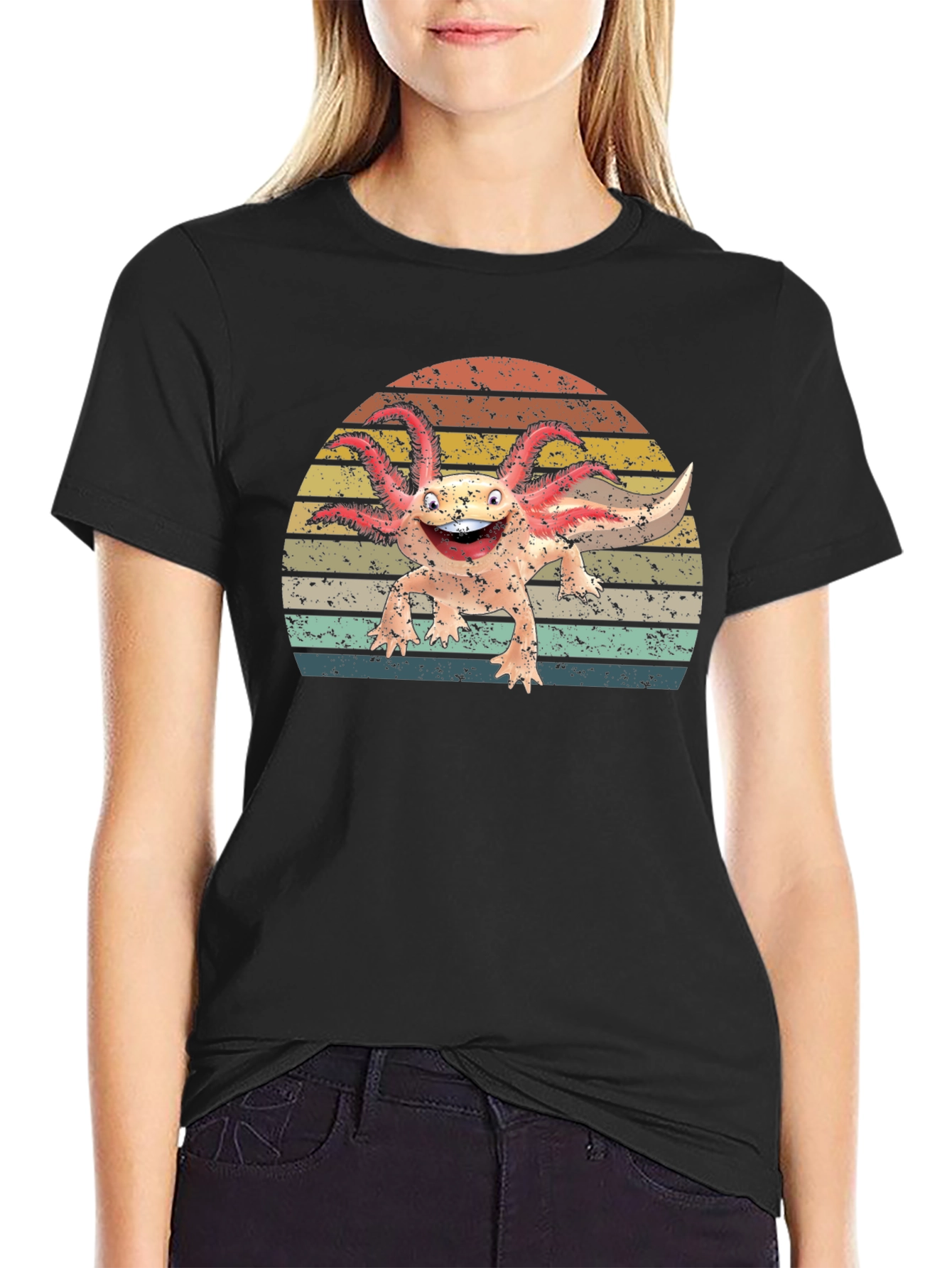 Retro Axolotl T-Shirt