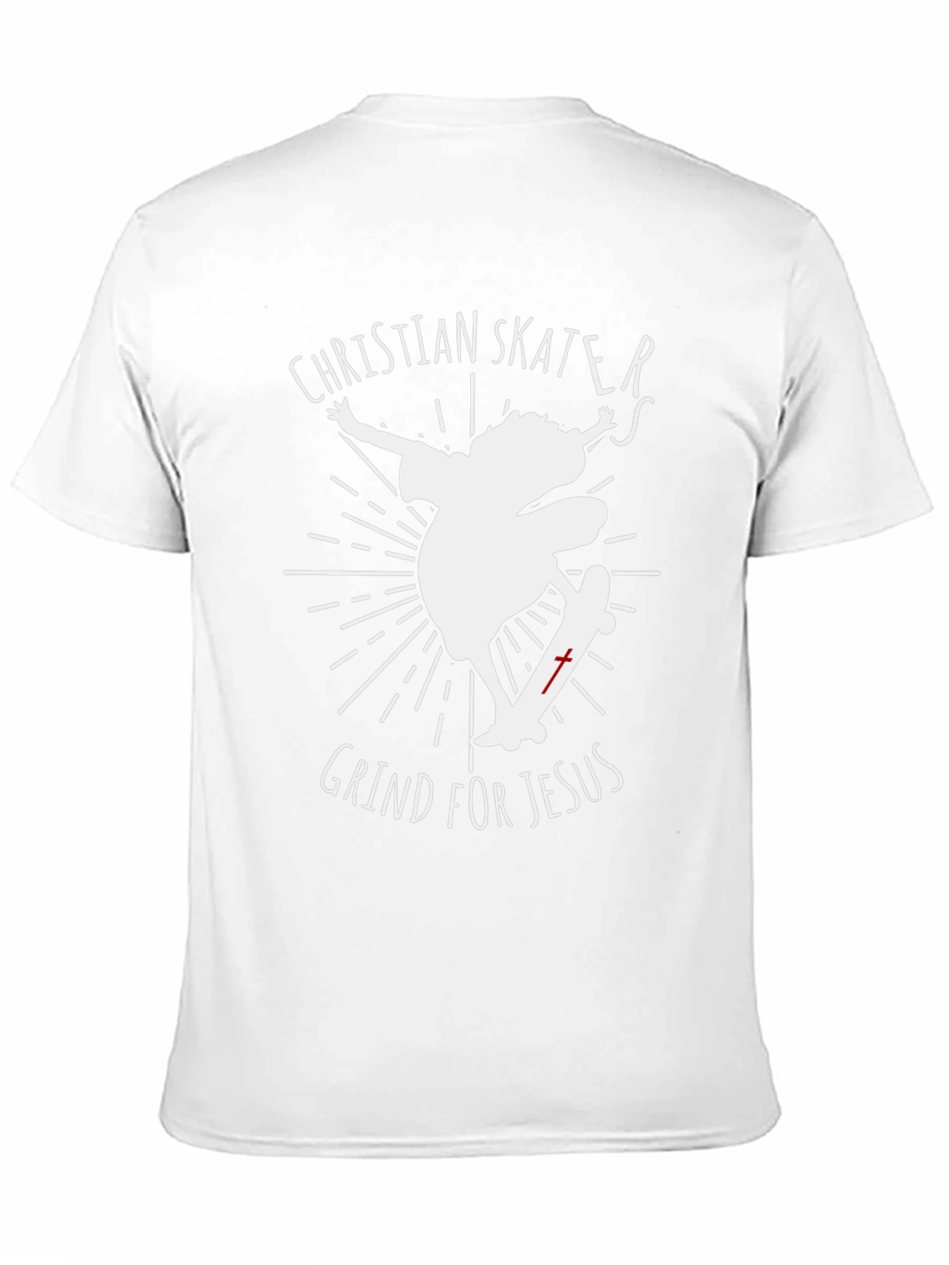 Christian Skater Graphic Tee - Grind for Jesus!