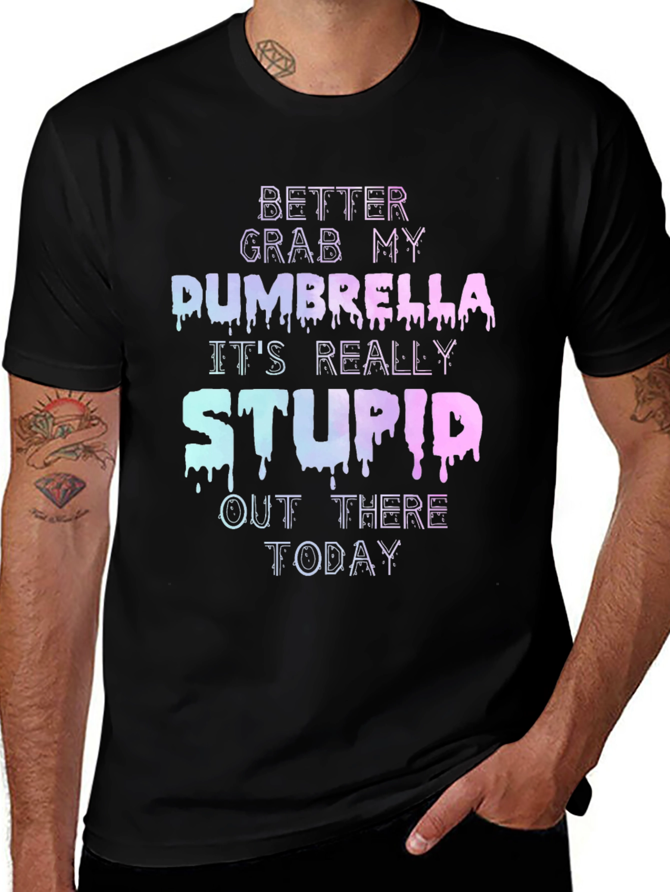 Dumbrella Graphic T-Shirt - Funny Slogan Tee