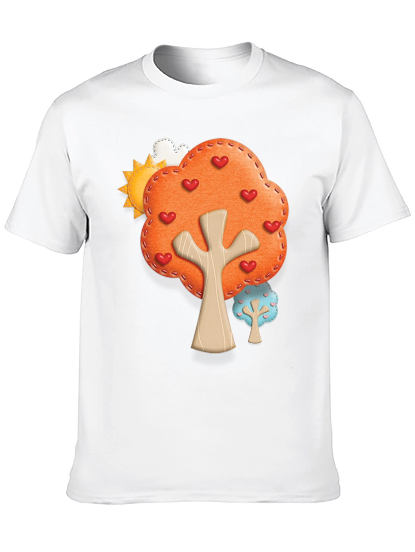 Heart Tree Graphic Tee - Black