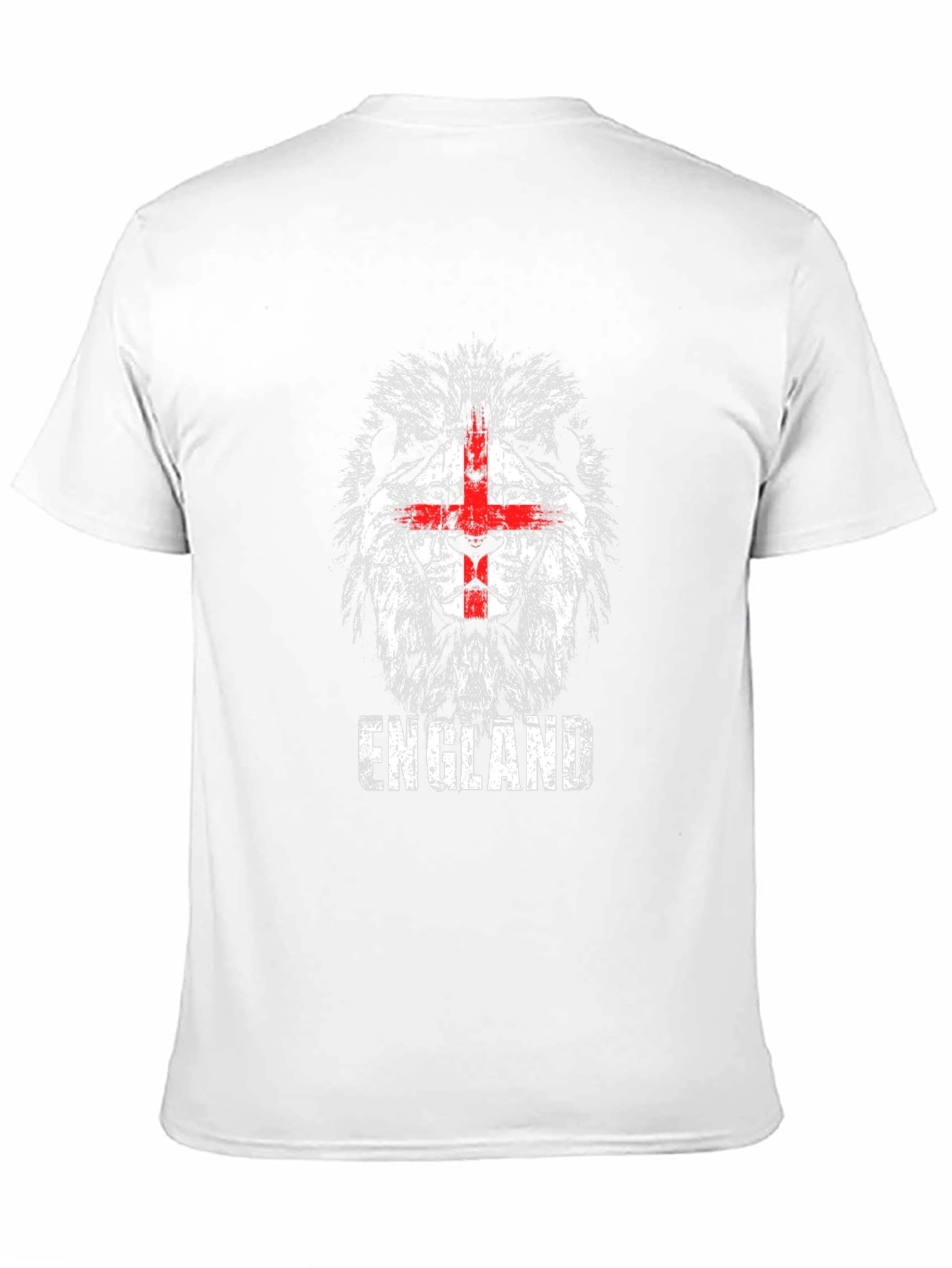 England Lion T-Shirt - Distressed Graphic Tee