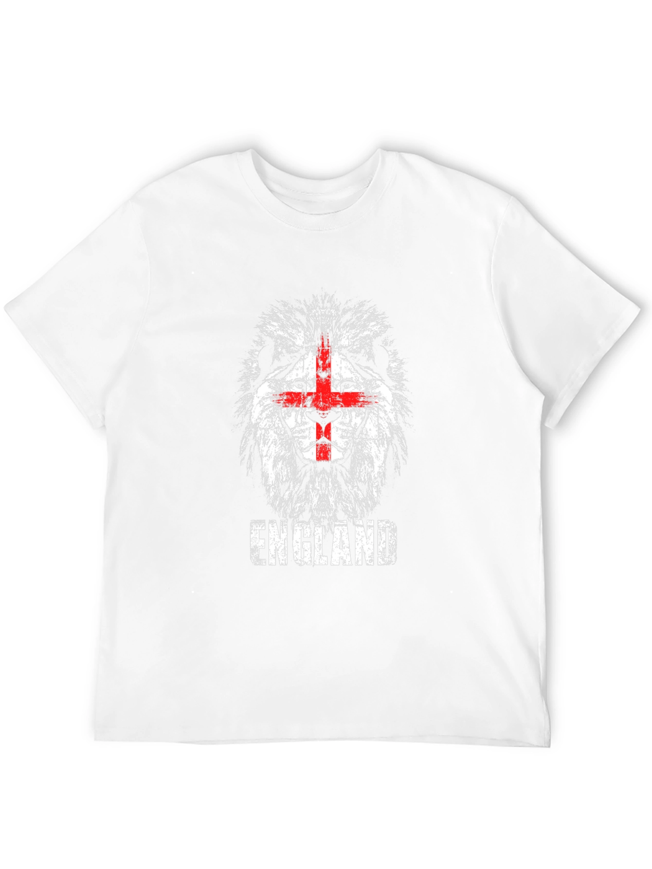 England Lion T-Shirt - Distressed Graphic Tee