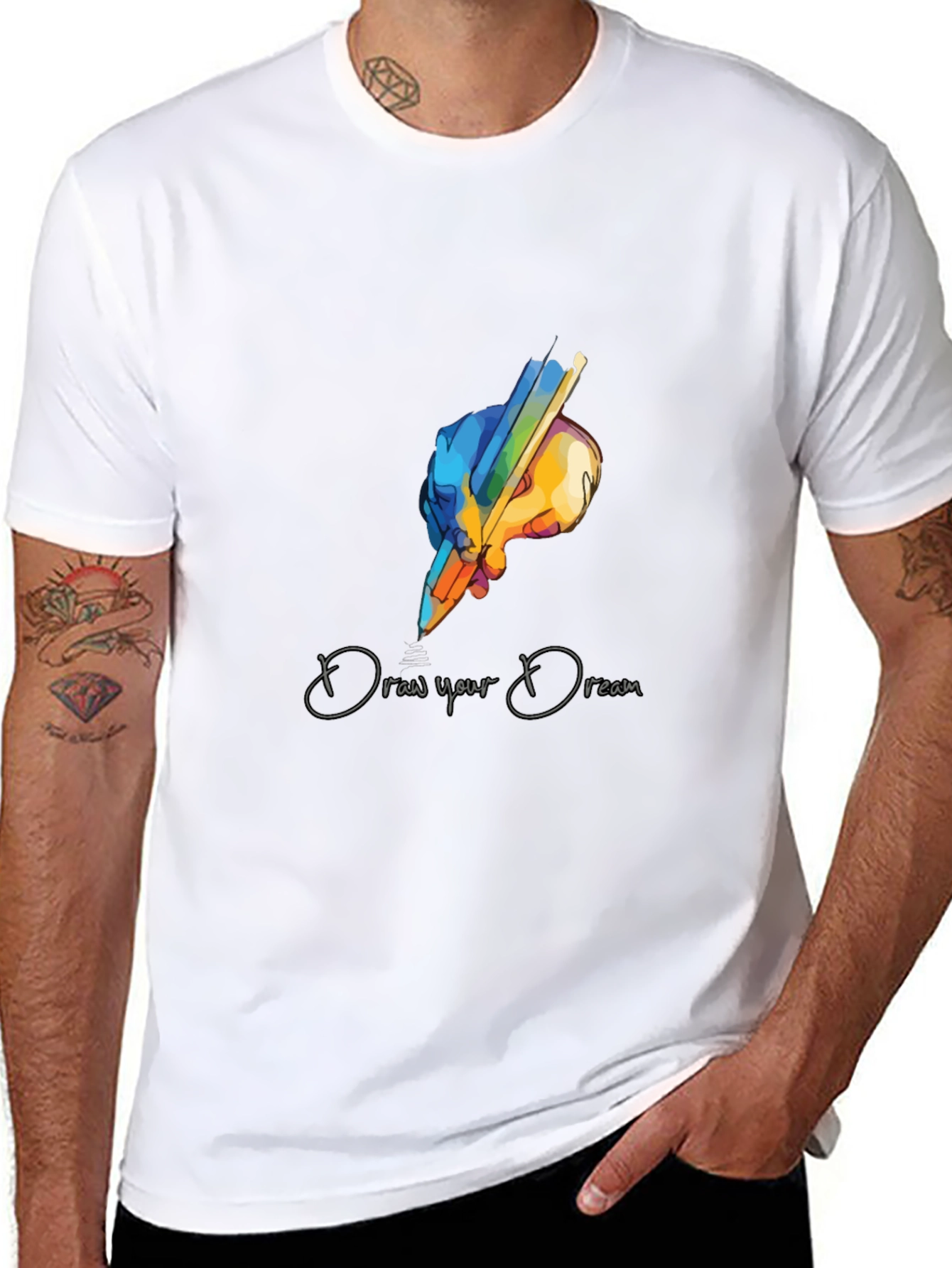 Draw Your Dream Graphic T-Shirt - Artistic Design