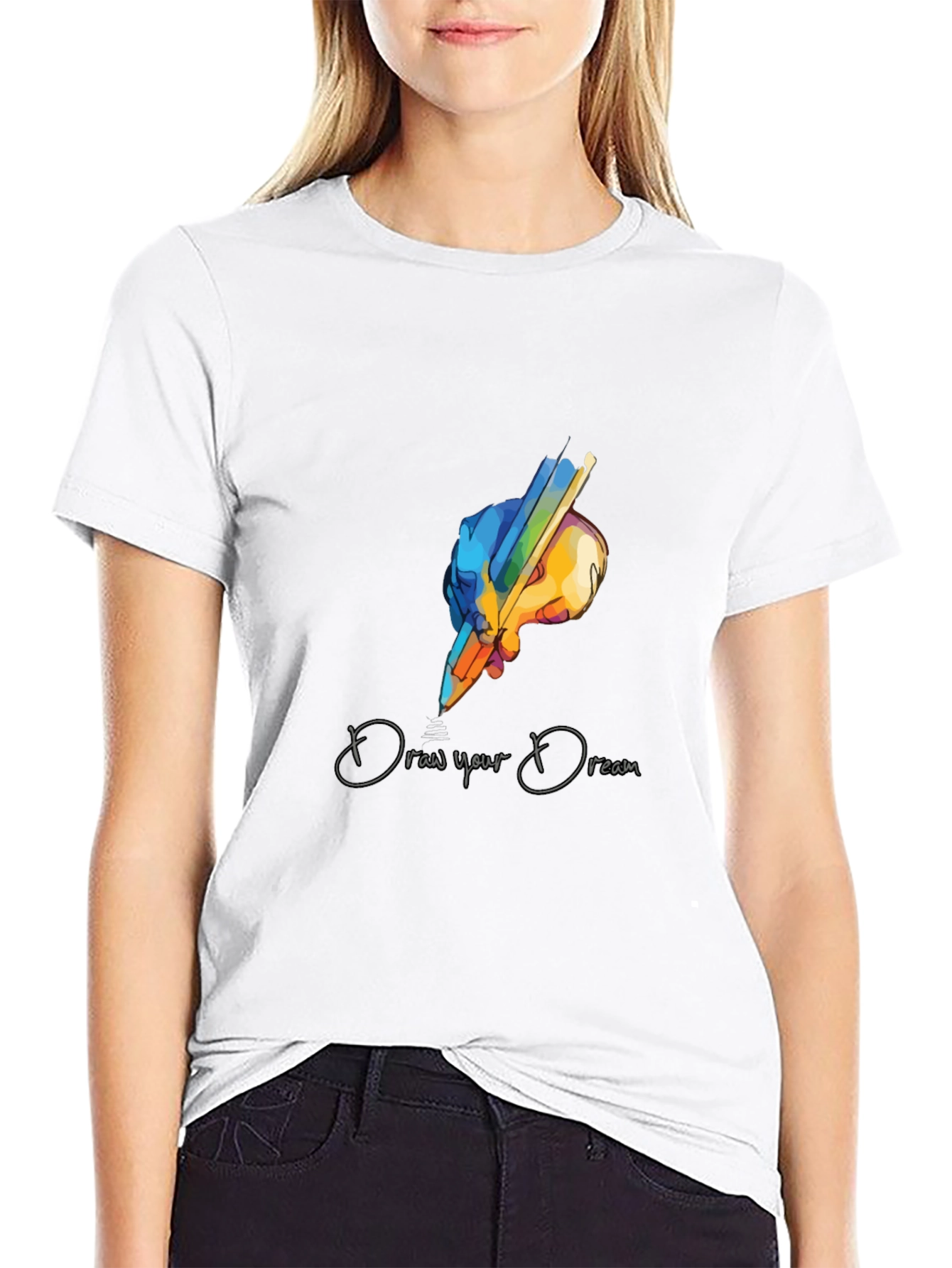 Draw Your Dream Graphic T-Shirt - Artistic Design