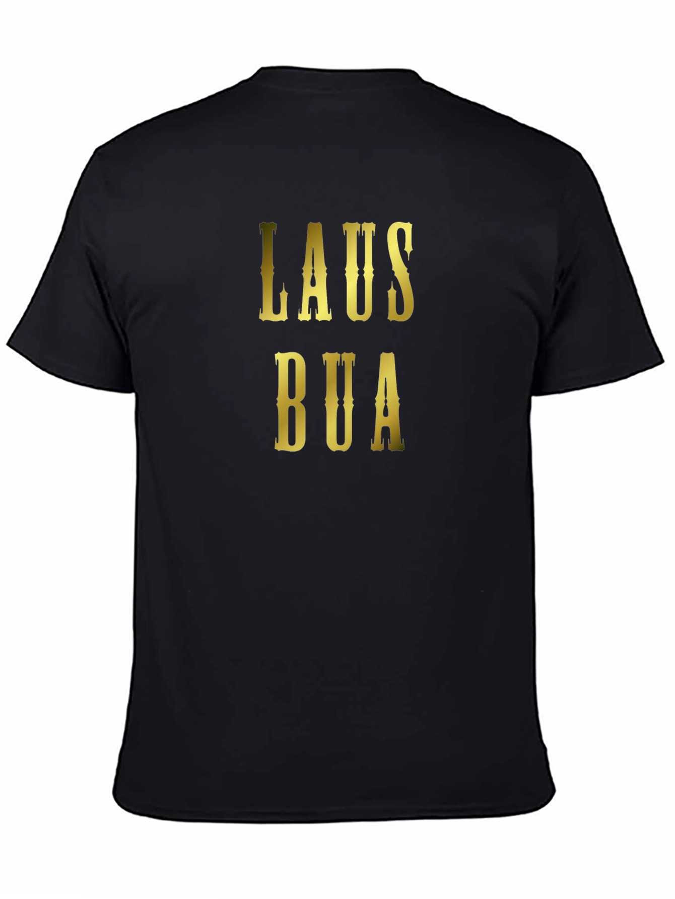 Lausbua T-Shirt - Black Cotton Blend Tee