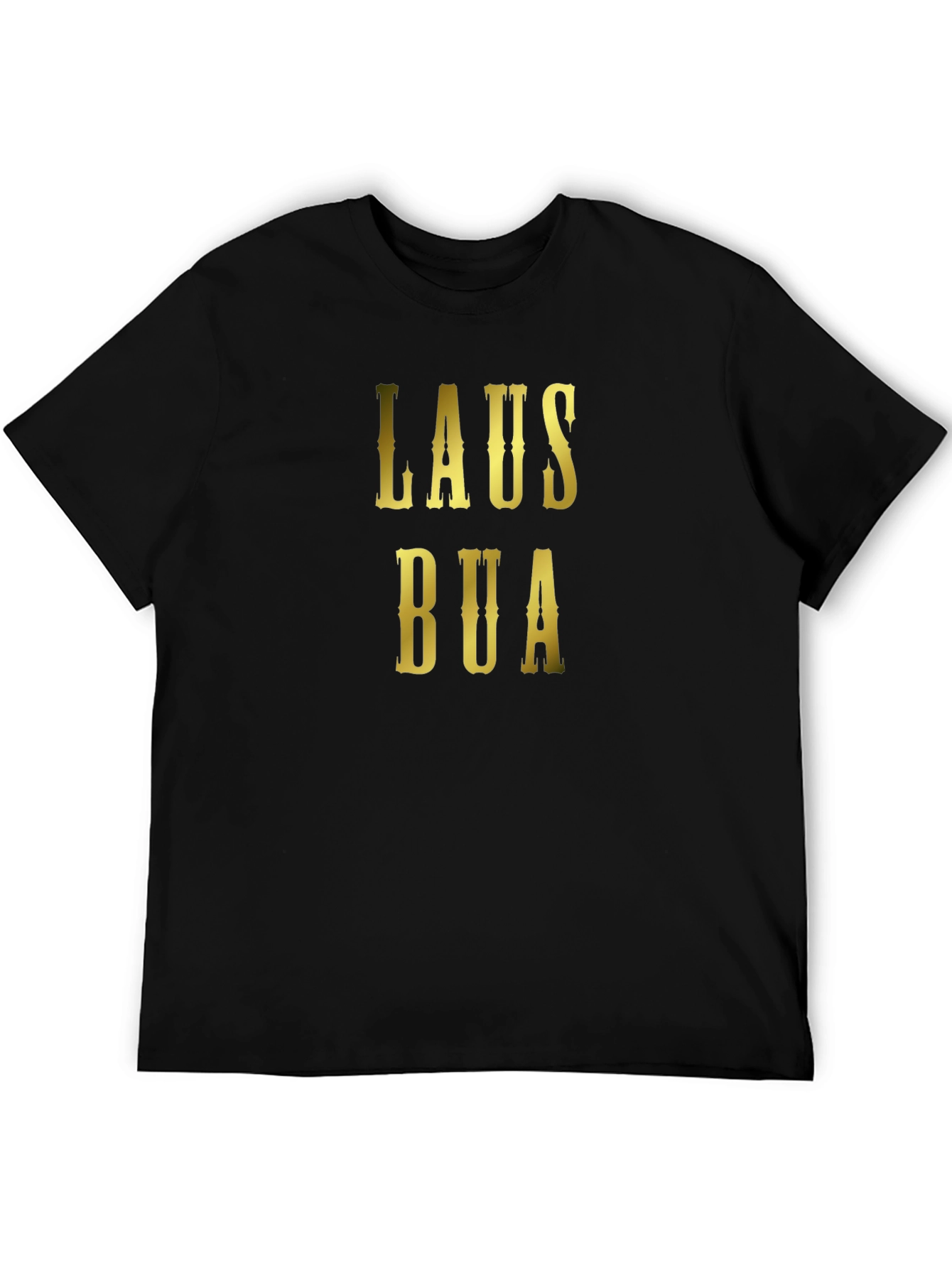 Lausbua T-Shirt - Black Cotton Blend Tee