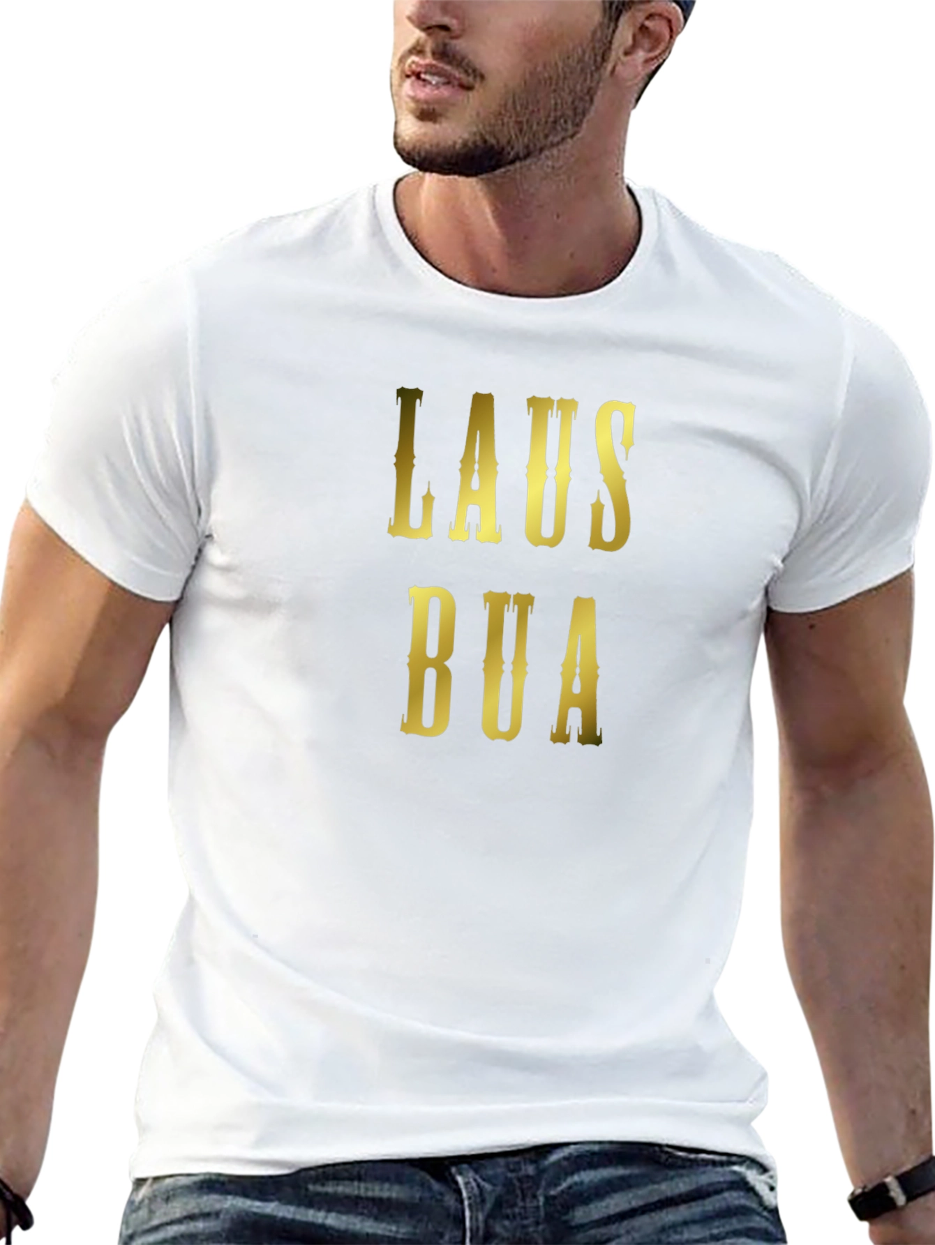 Lausbua T-Shirt - Black Cotton Blend Tee
