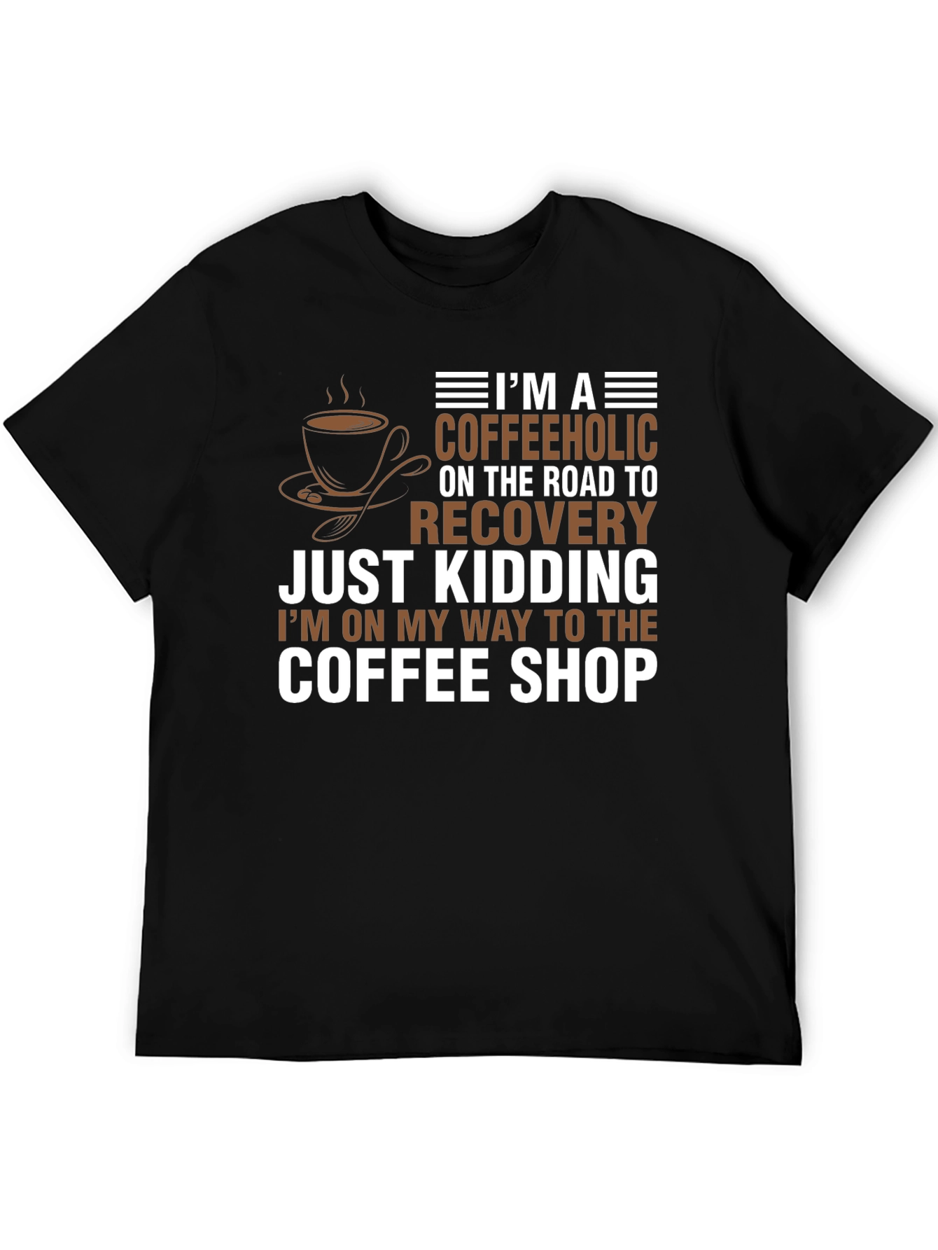 Coffeeholic Humor T-Shirt