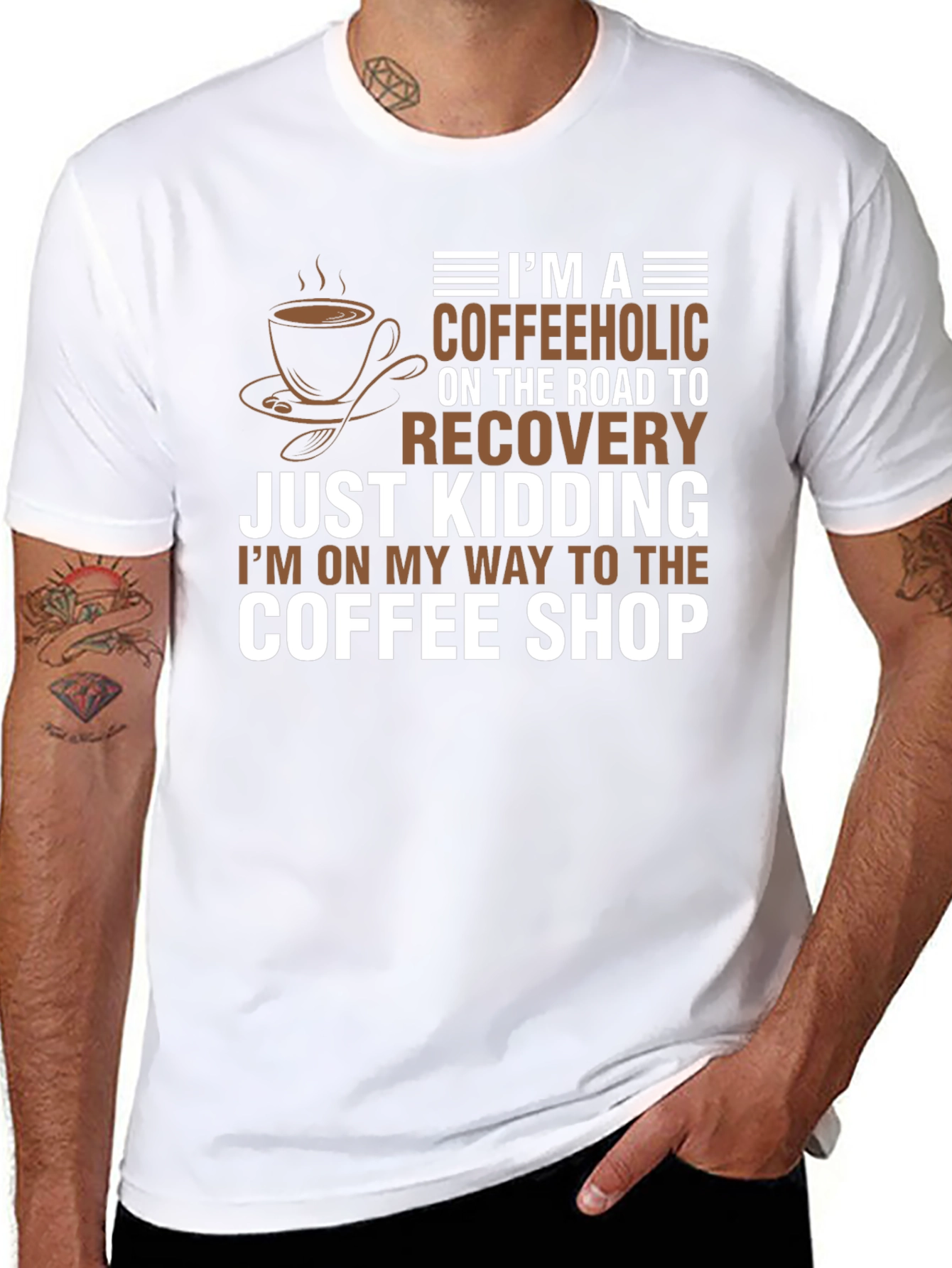Coffeeholic Humor T-Shirt