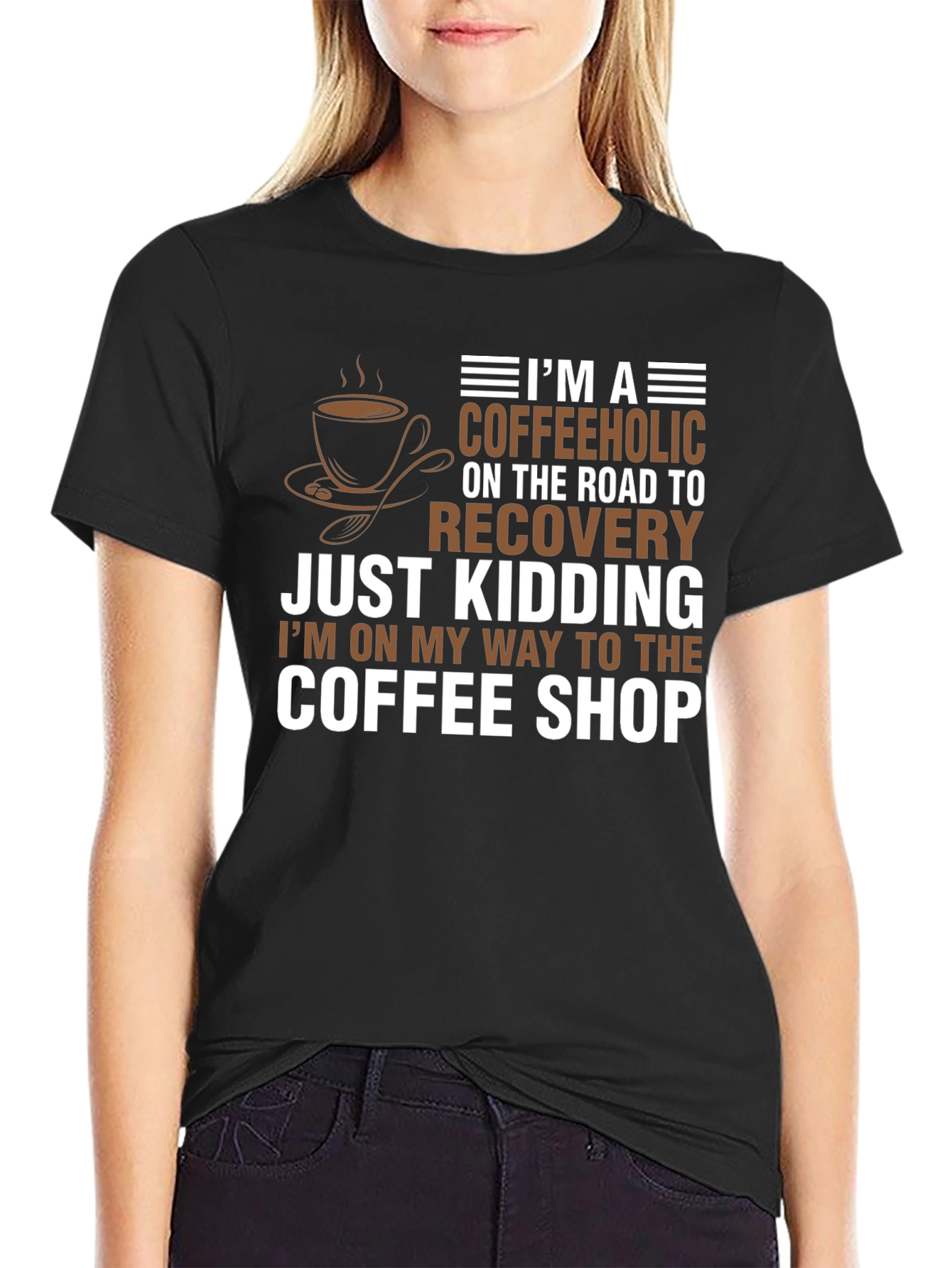 Coffeeholic Humor T-Shirt