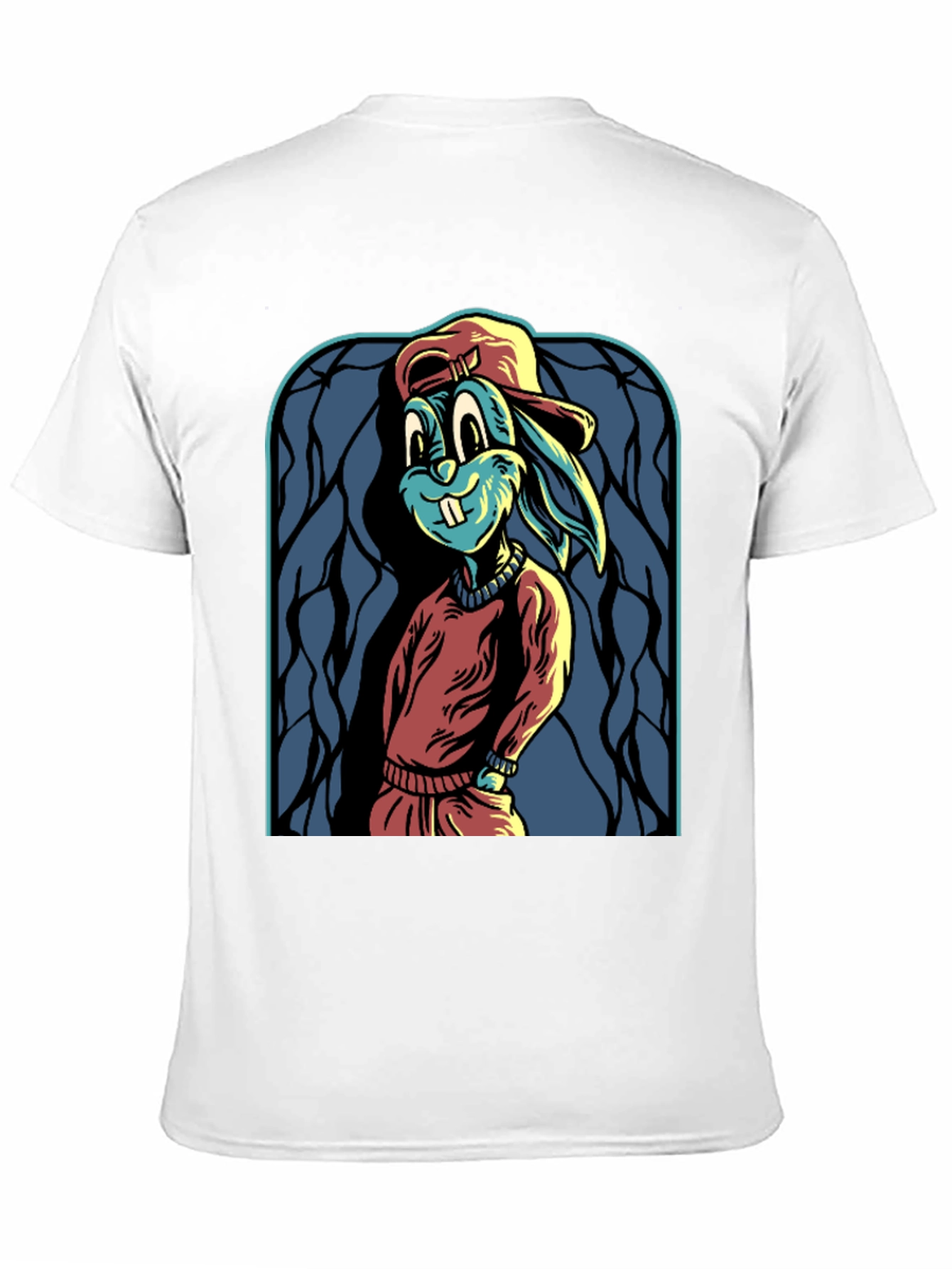 Cartoon Rabbit Graphic Tee