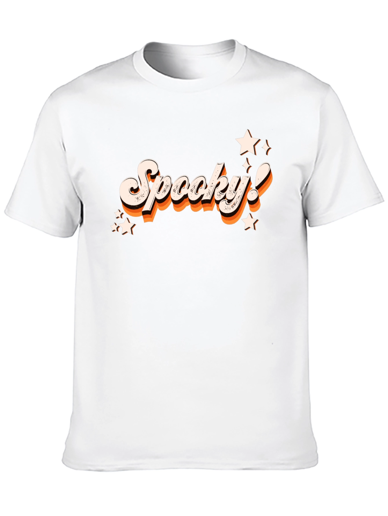 Retro Spooky! Black Graphic Tee