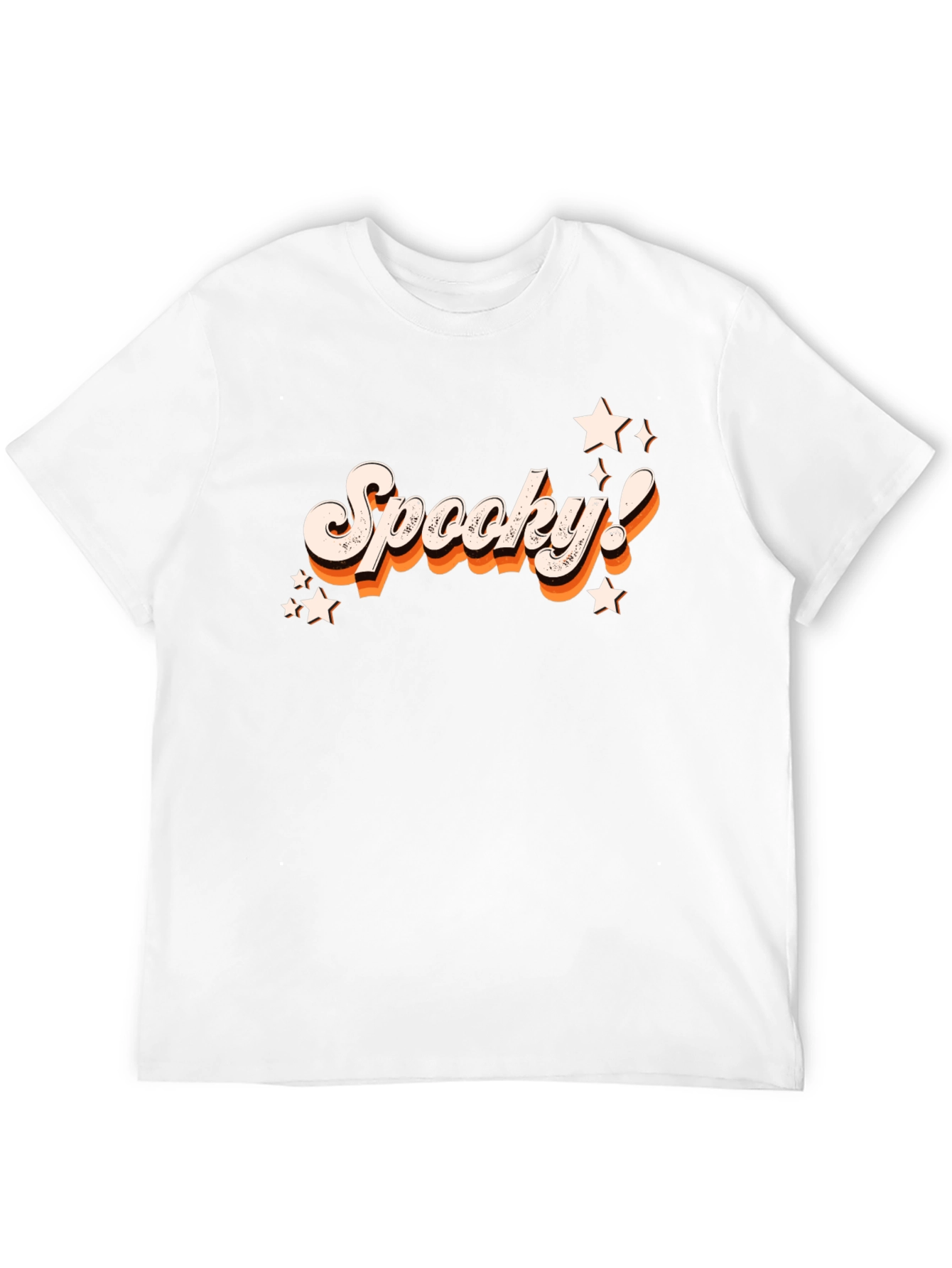 Retro Spooky! Black Graphic Tee