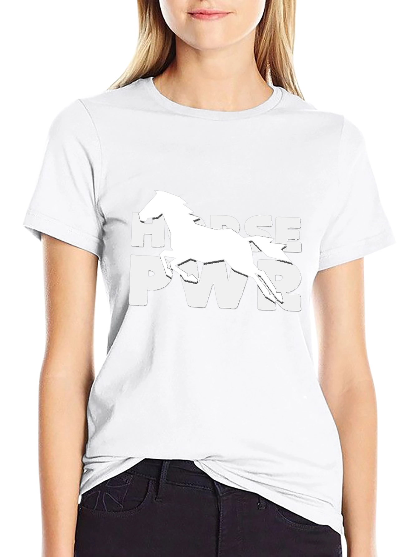 Horse Power Black T-Shirt