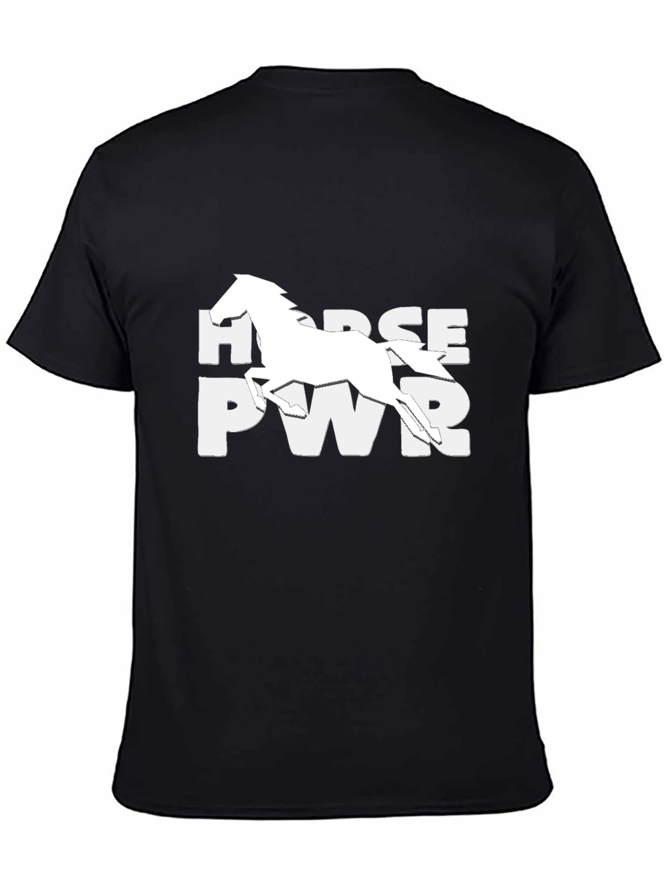 Horse Power Black T-Shirt