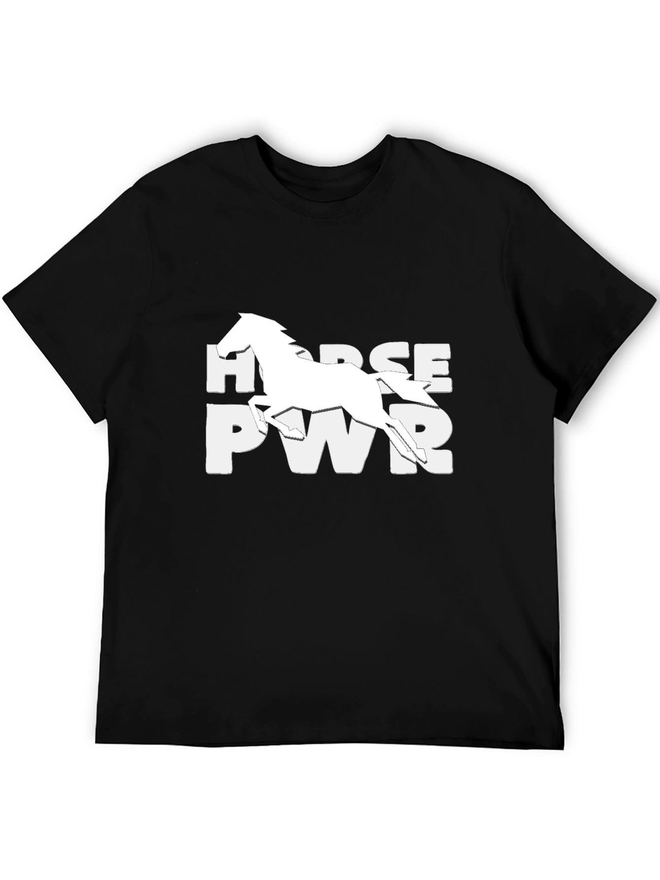 Horse Power Black T-Shirt