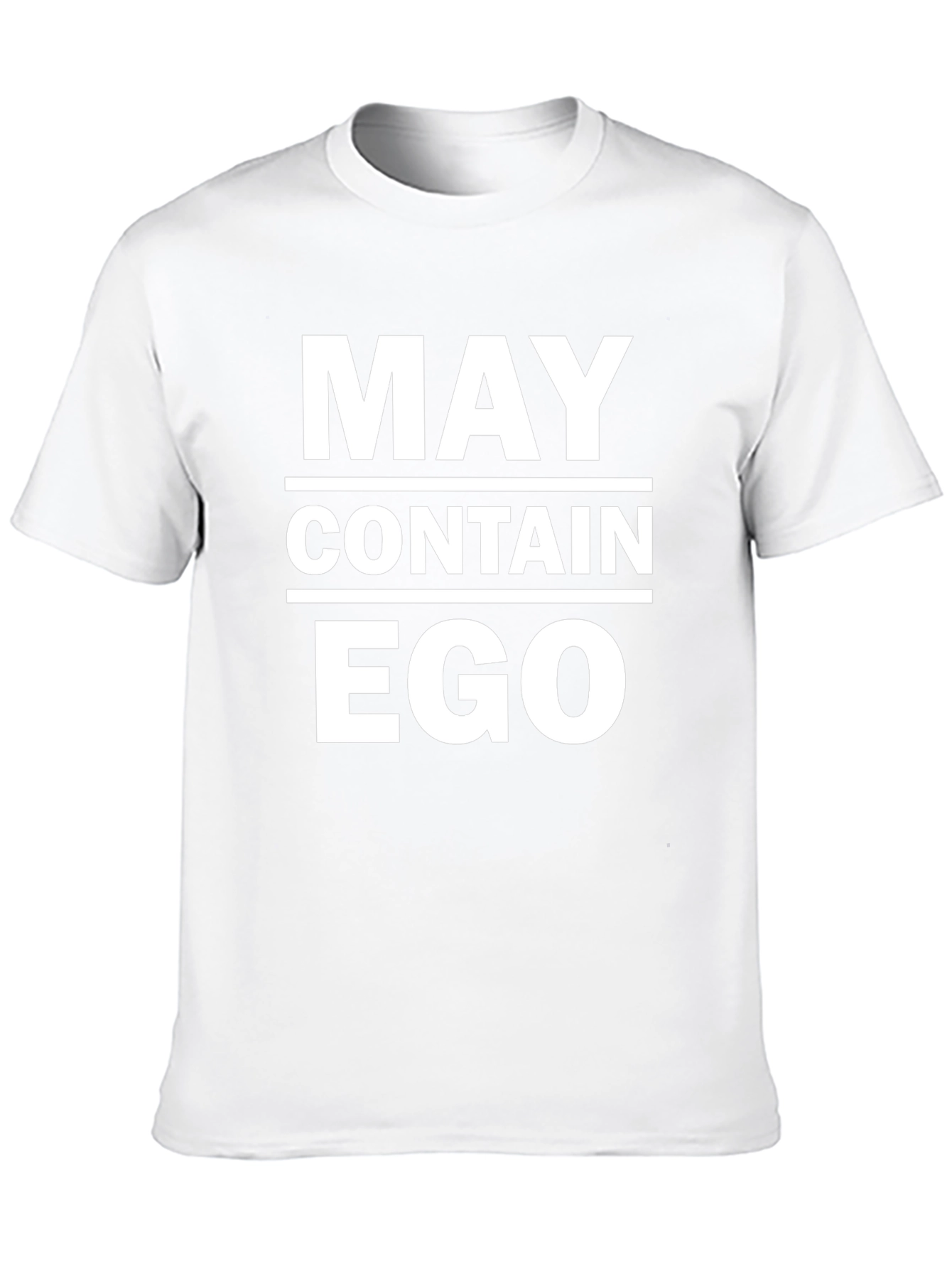 May Contain Ego Funny Sarcastic T-Shirt