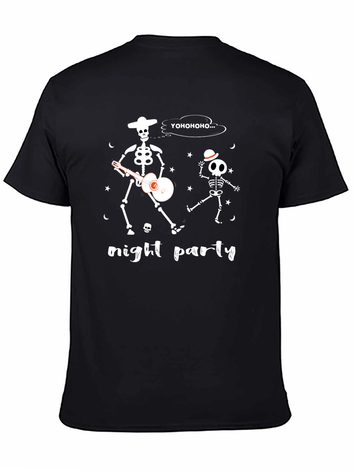 Night Party Skeleton Guitarist T-Shirt
