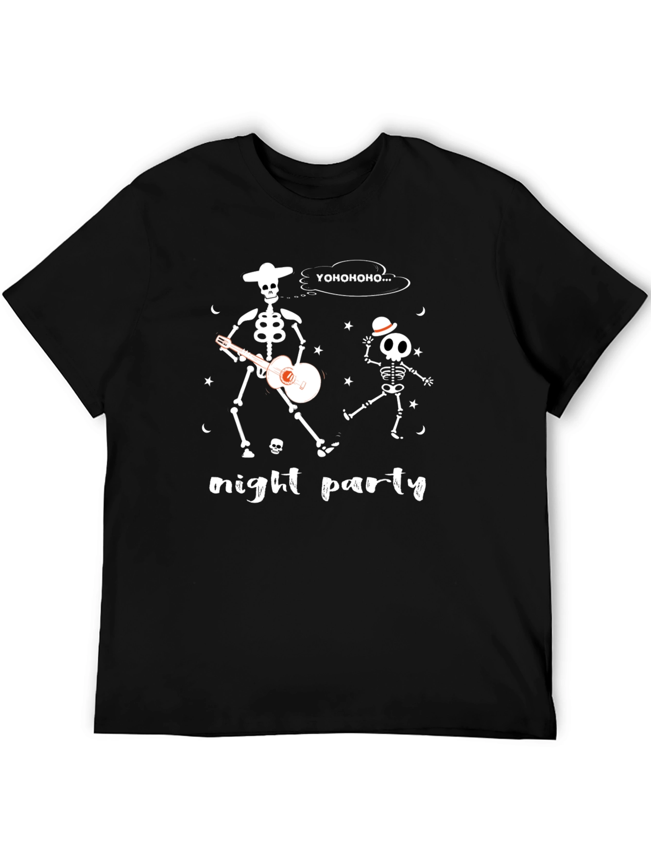 Night Party Skeleton Guitarist T-Shirt