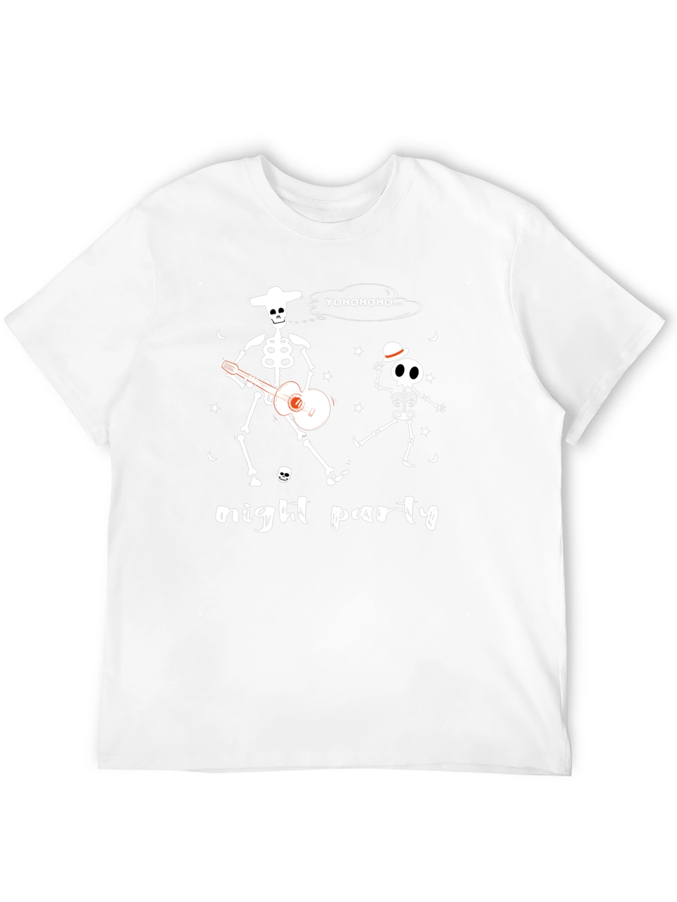 Night Party Skeleton Guitarist T-Shirt